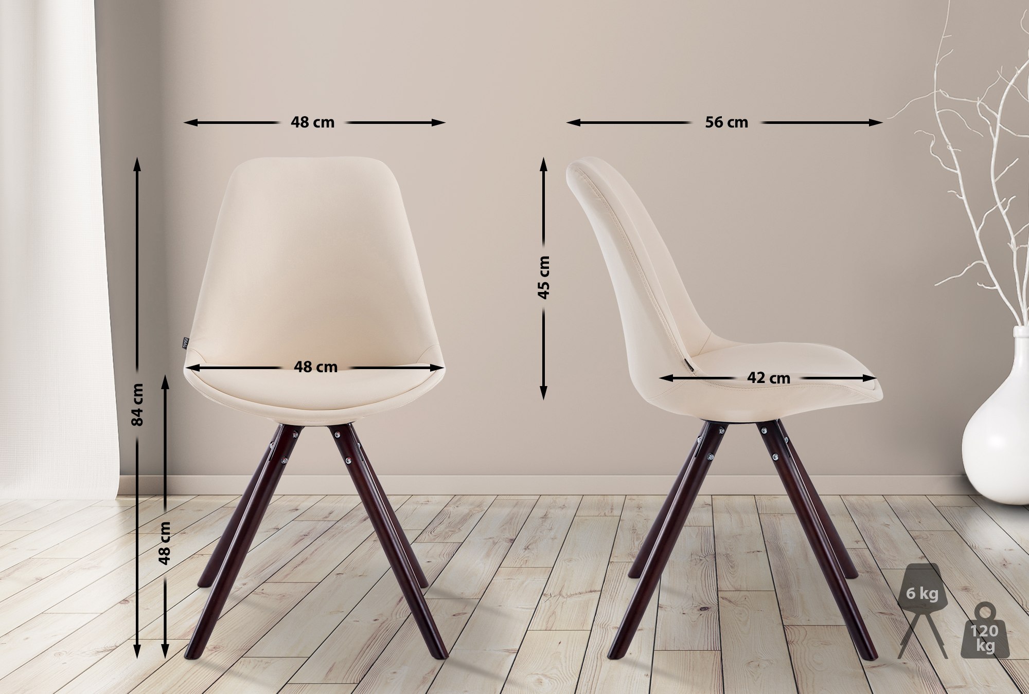 Silla de Comedor Laval Rund