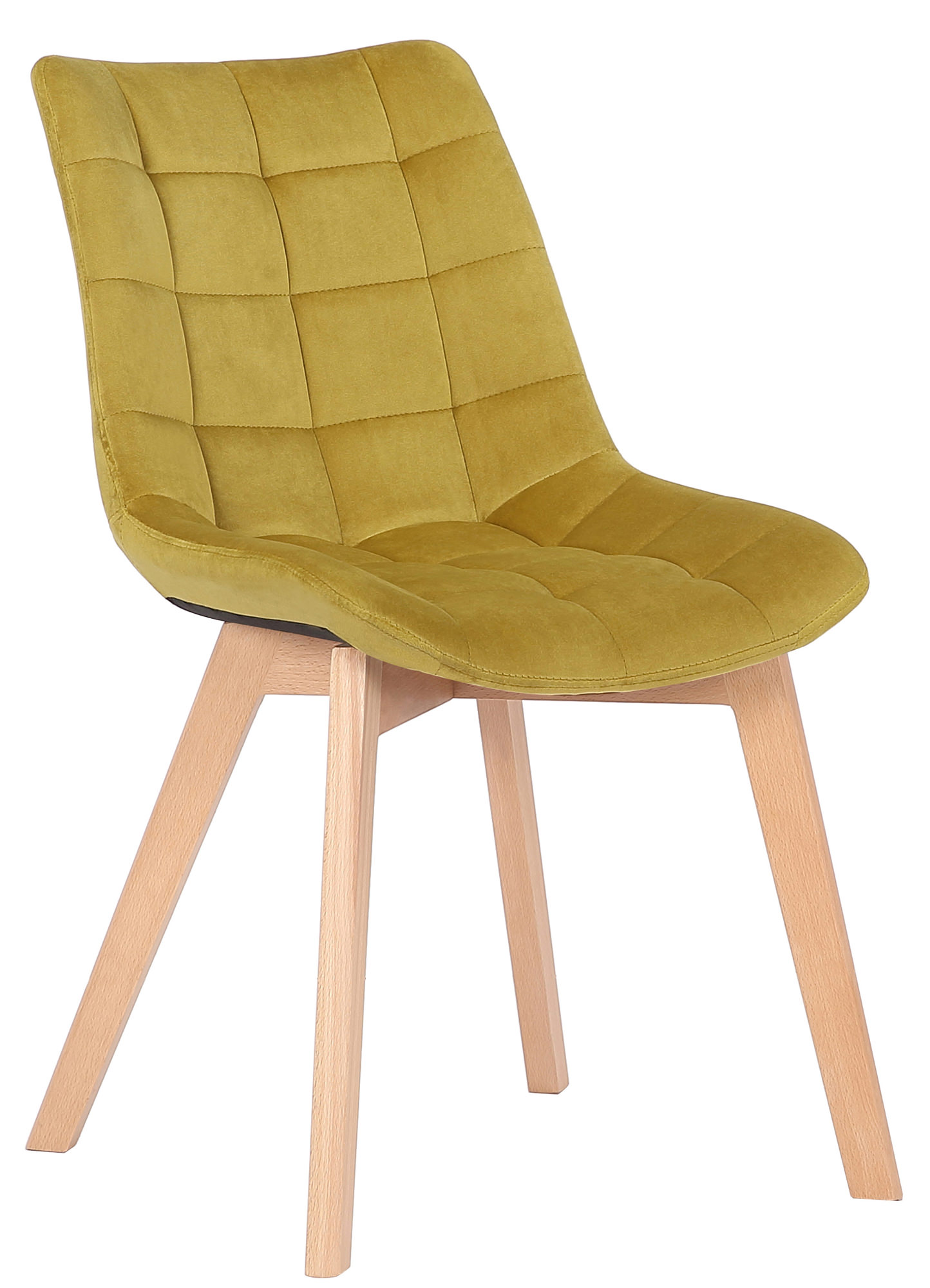 Set de 2 Sillas de comedor Passaic en terciopelo