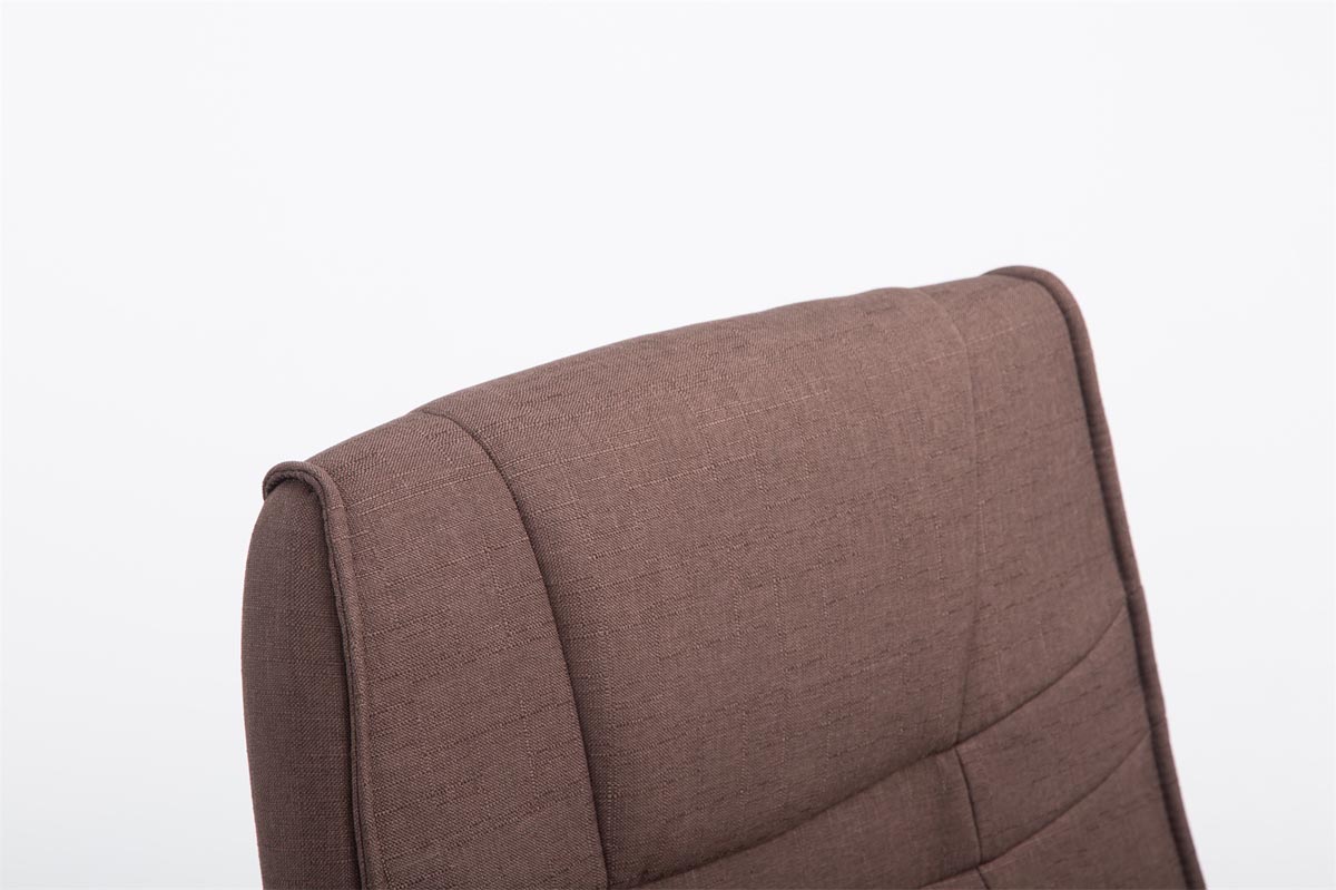Silla Cantiléver XXL Attila Tapizada en Tela