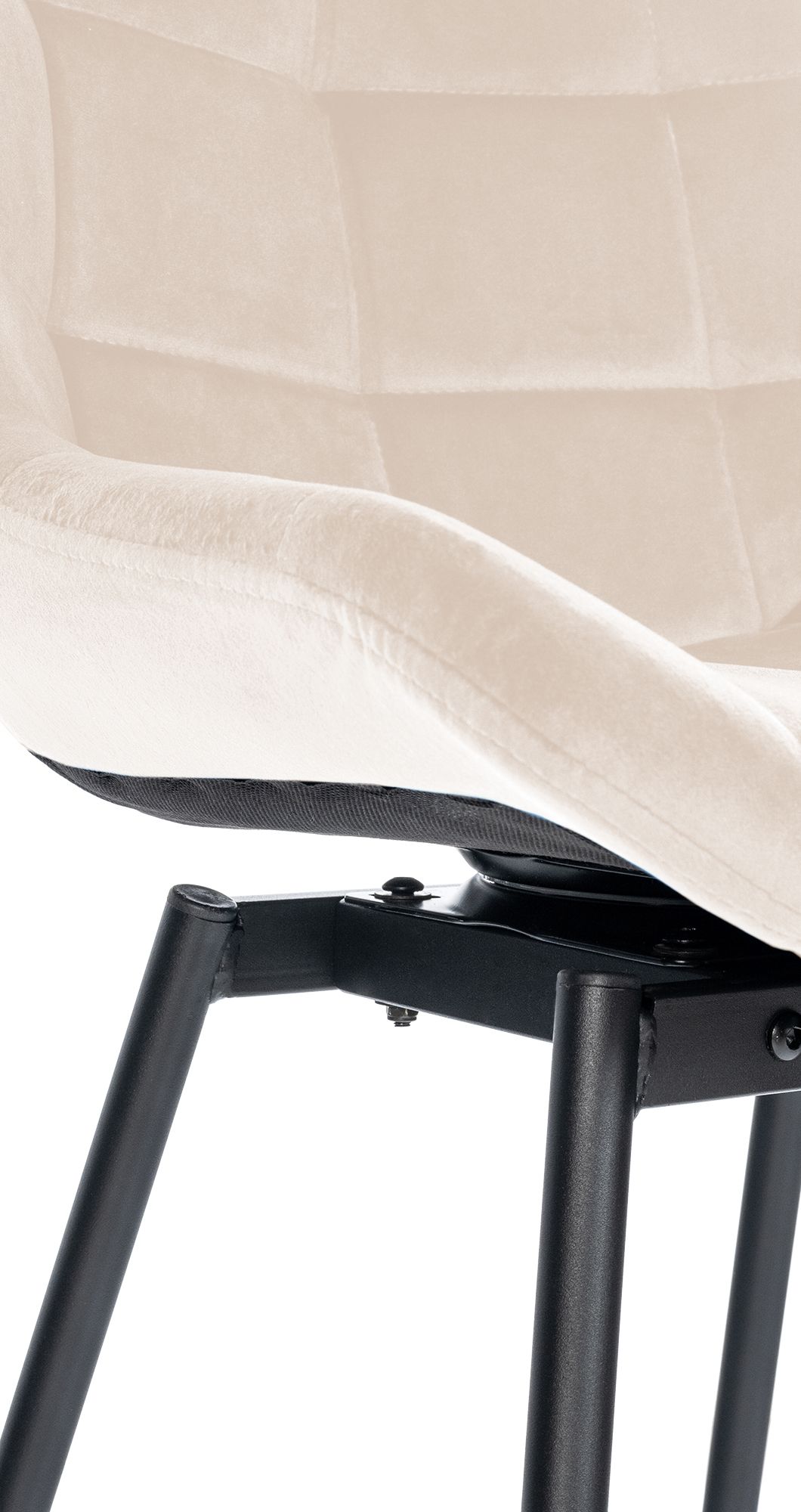Taburete de Bar Weston Giratorio 180 grados | Taburete Alto con Respaldo y Asiento Acolchado