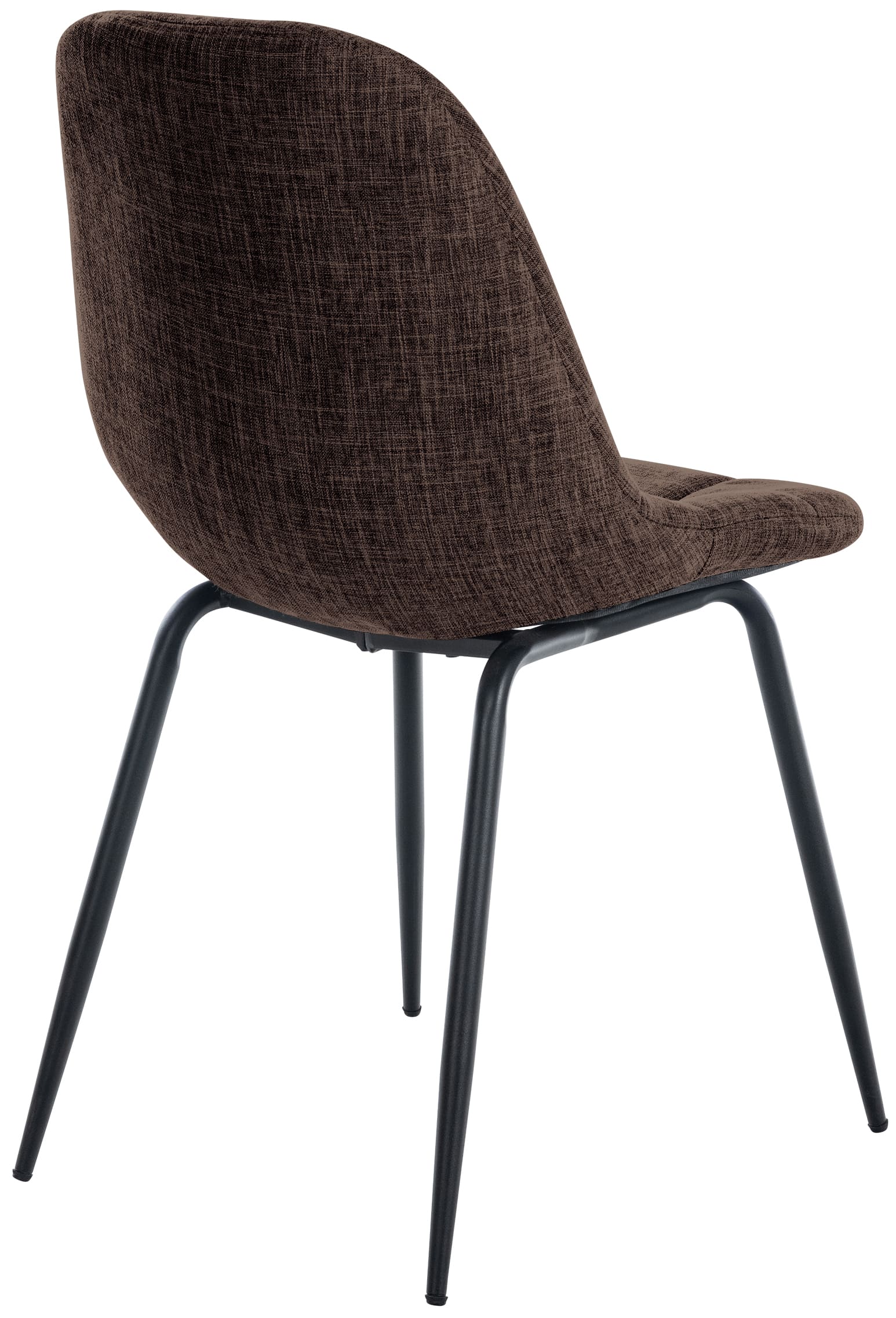 Silla de comedor Tom en tela o polipiel