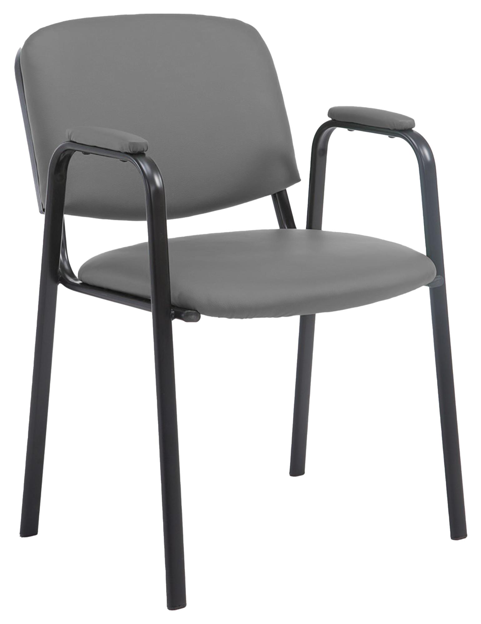 Silla apilable Ken Pro de polipiel