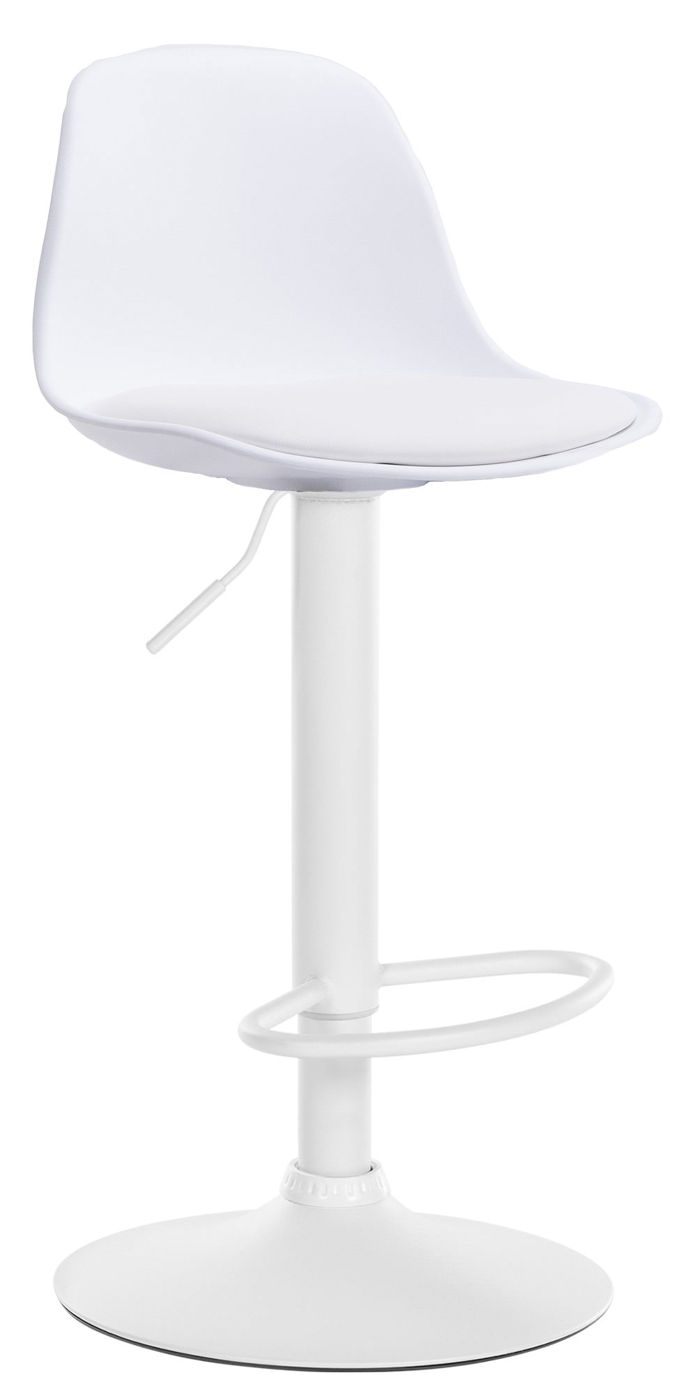 Taburete Kiel Estructura de Plástico & Asiento de Polipiel