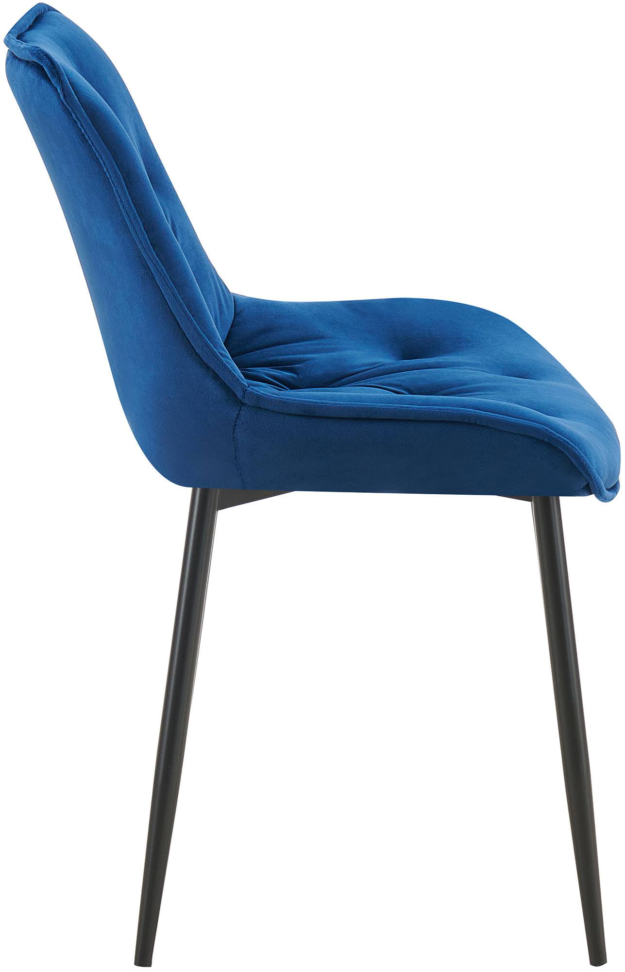 Silla de comedor Wallace de terciopelo