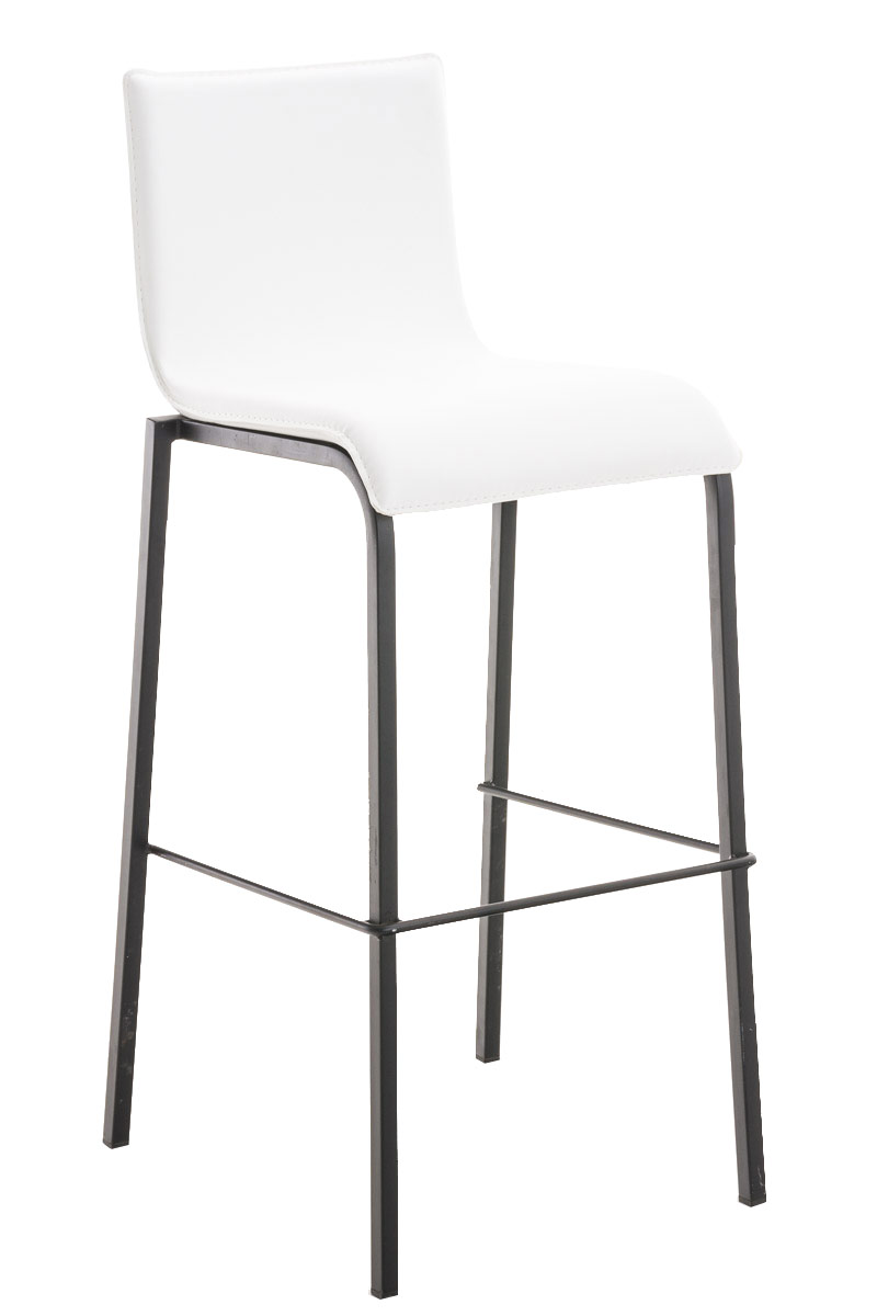 Taburete Avola con Base de Metal Negro