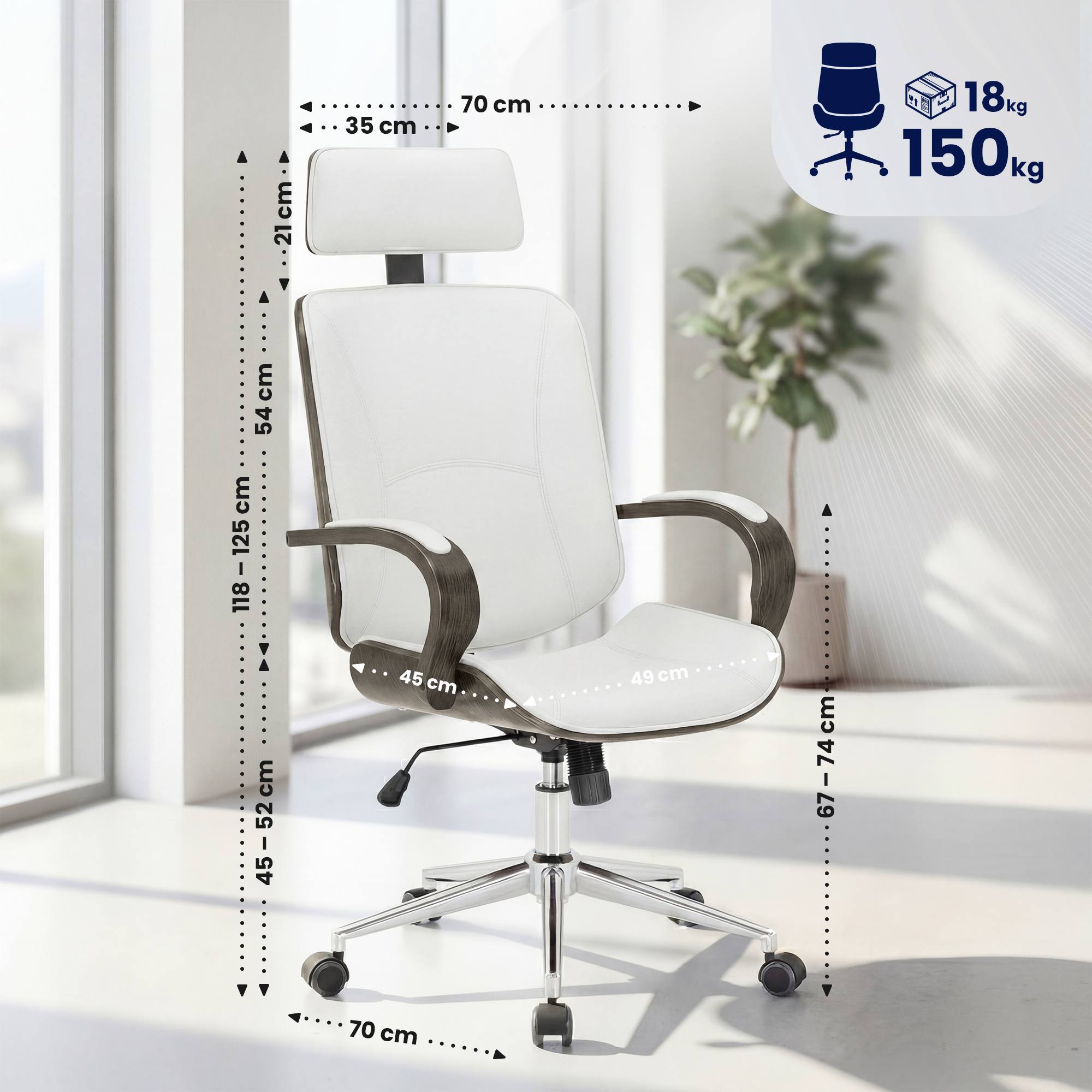 Silla de oficina Dayton