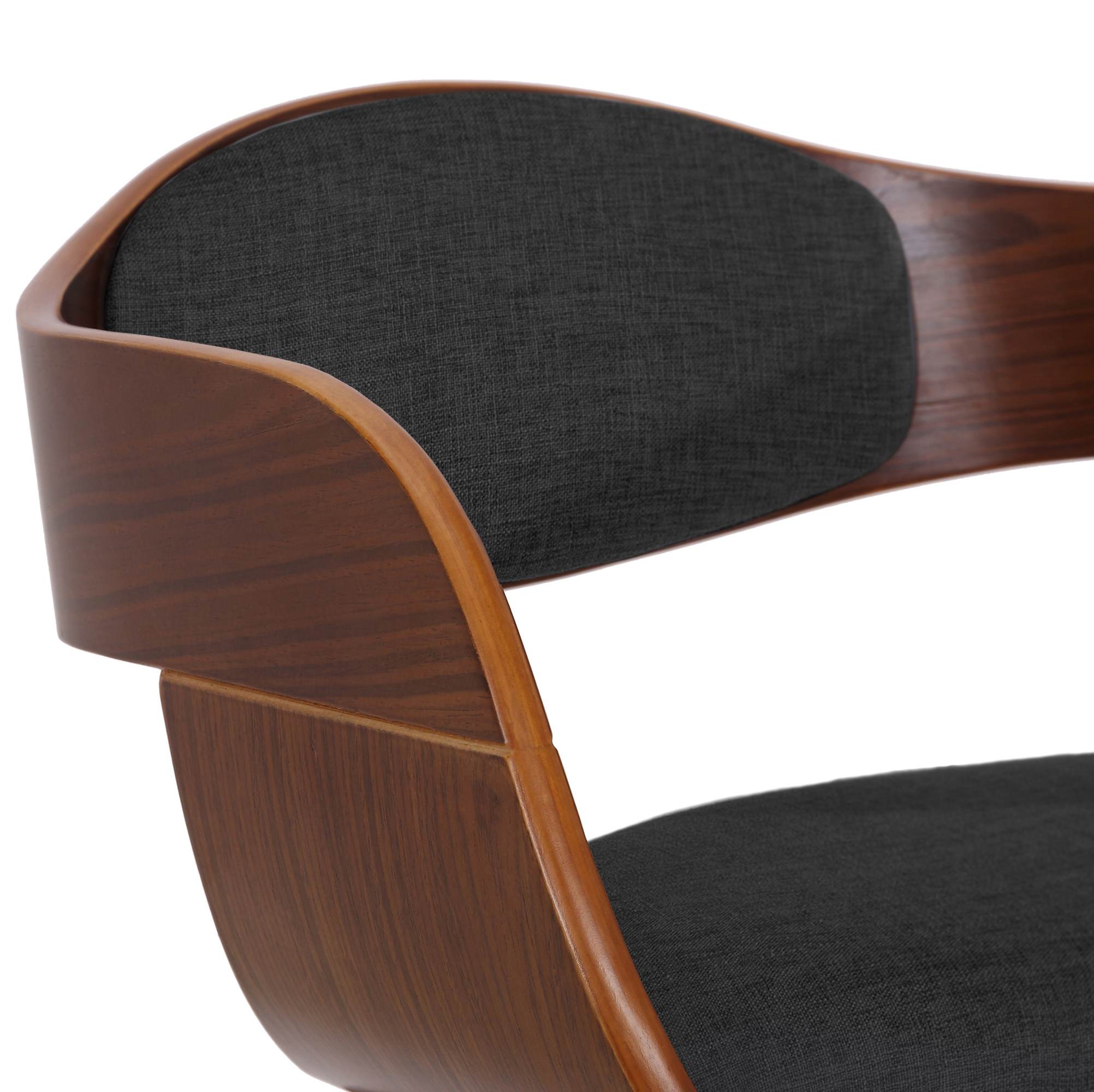 Set de 2 sillas de comedor Kingston de tela y madera