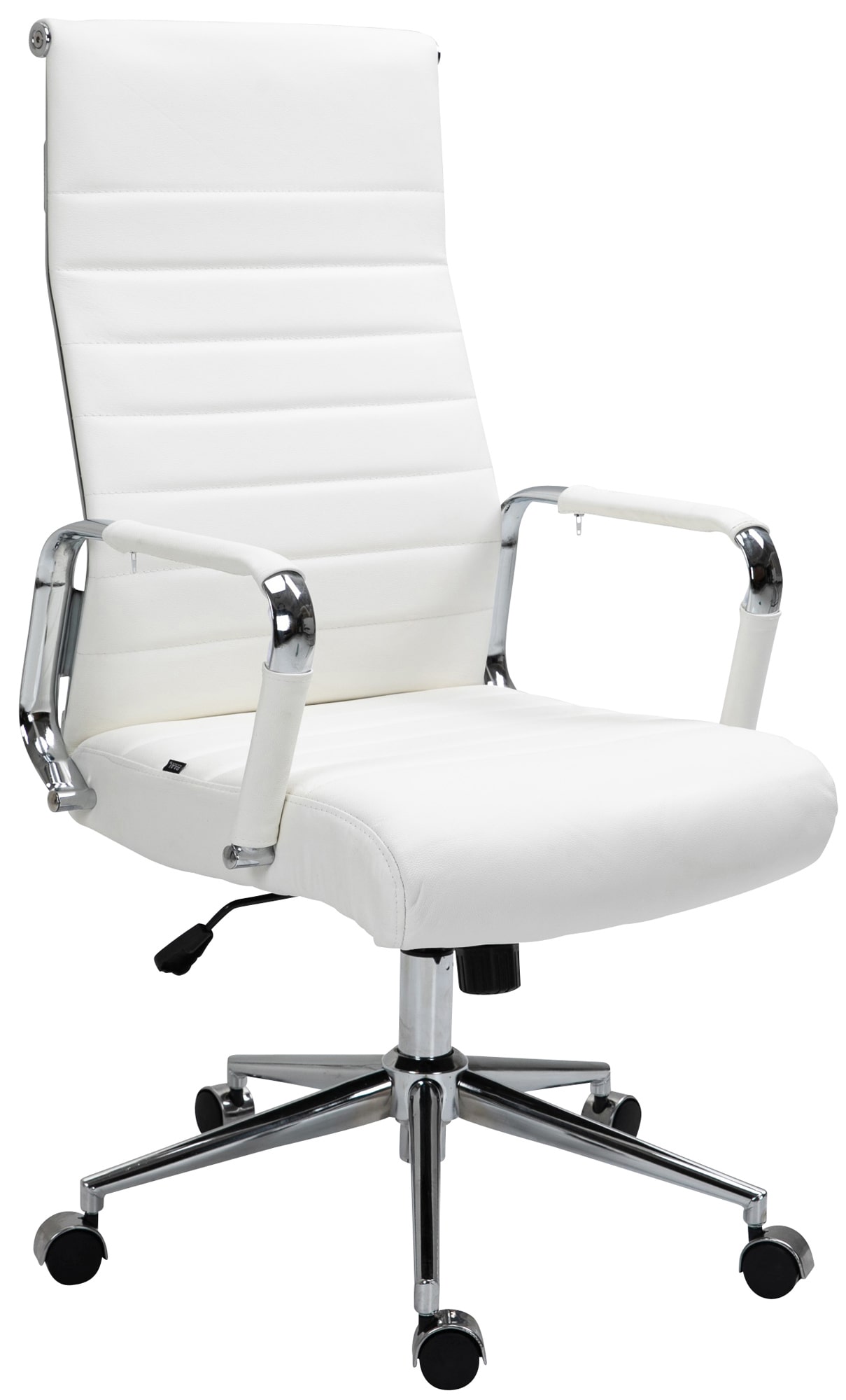 Silla de oficina Kolumbus de cuero auténtico