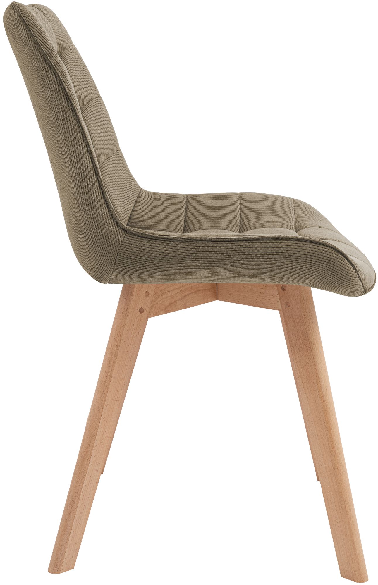 Silla de comedor Brook de pana