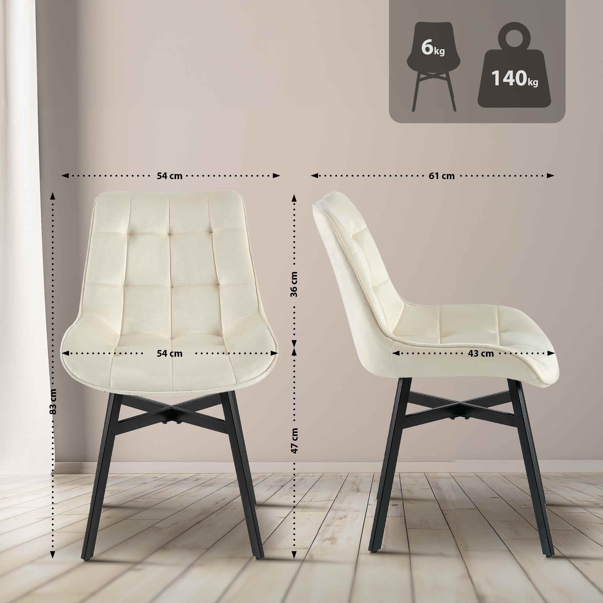 Silla de comedor Colby