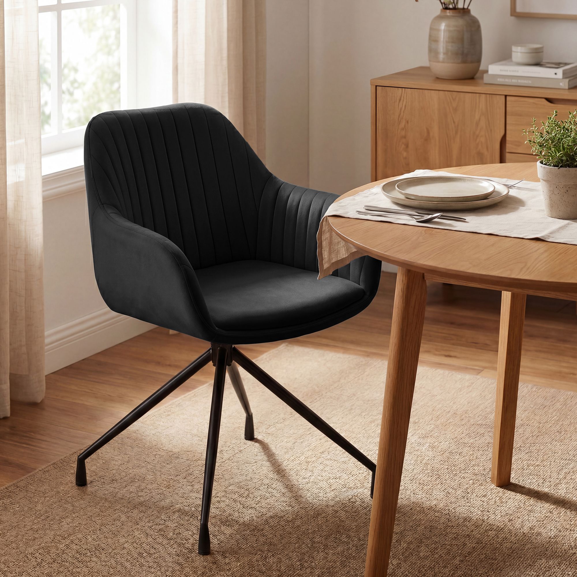 Juego de 2 sillas de comedor Novanis