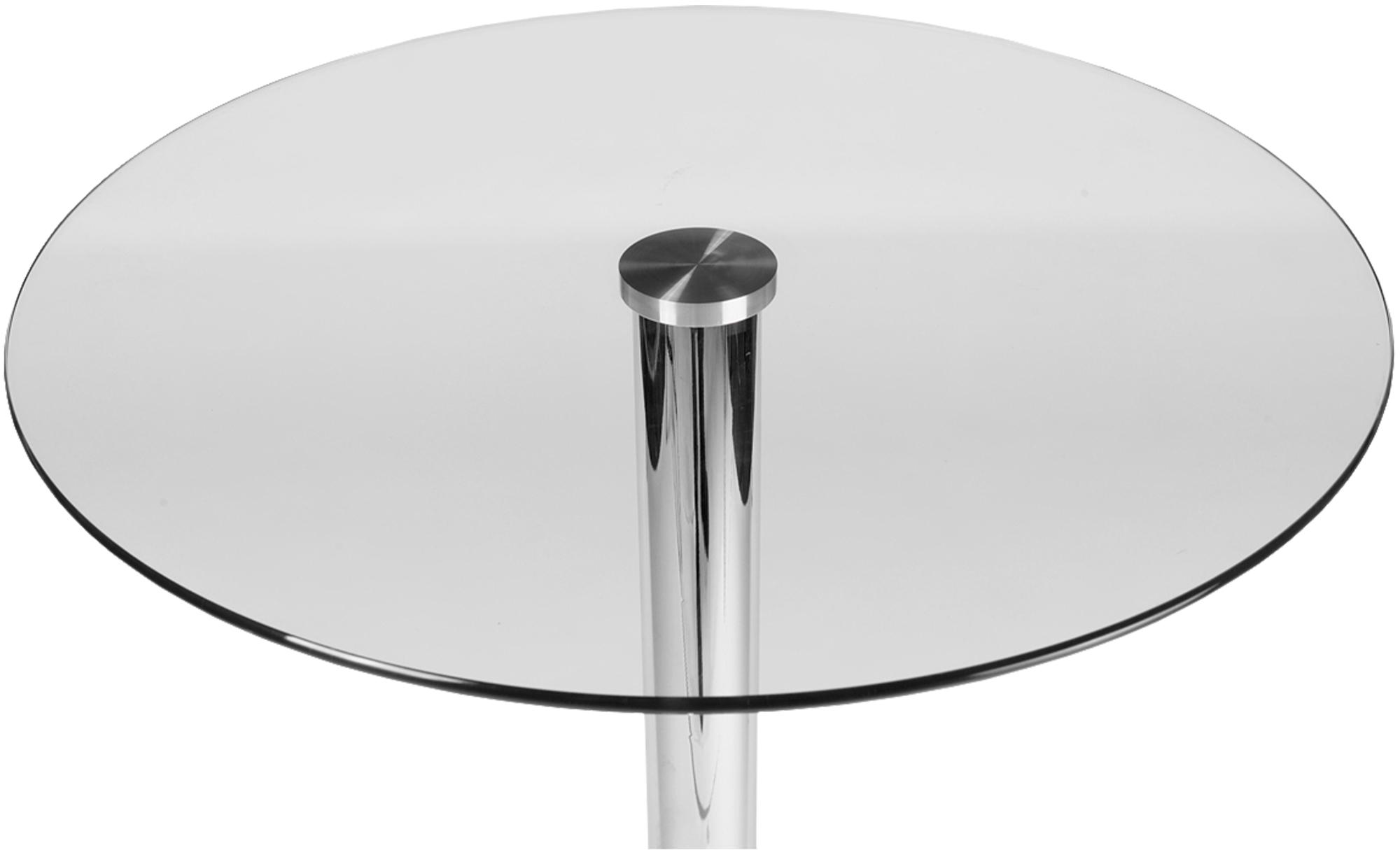 Mesa de cristal redonda 105 cm