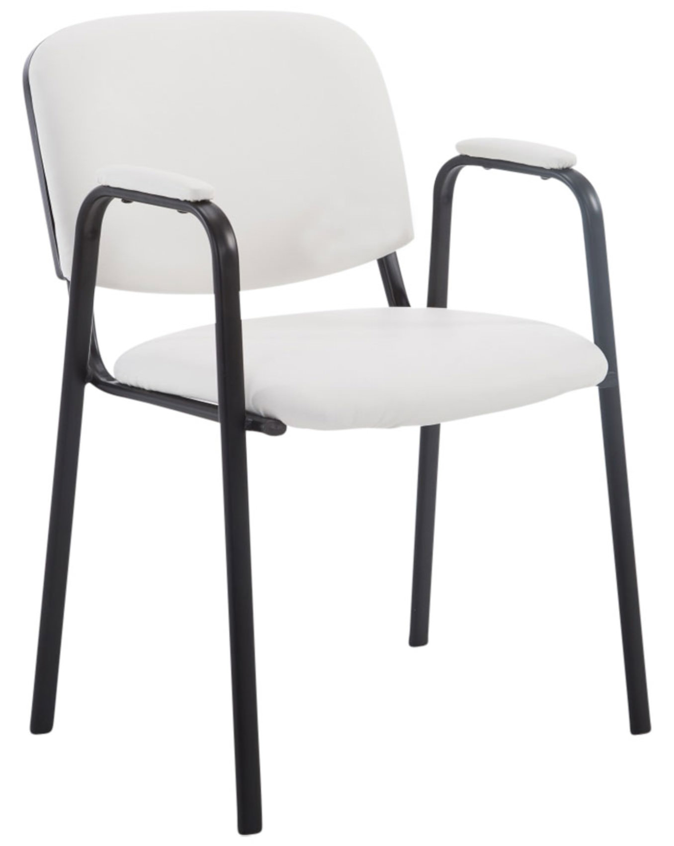 Set de 4 sillas apilables Ken Pro de piel sintética