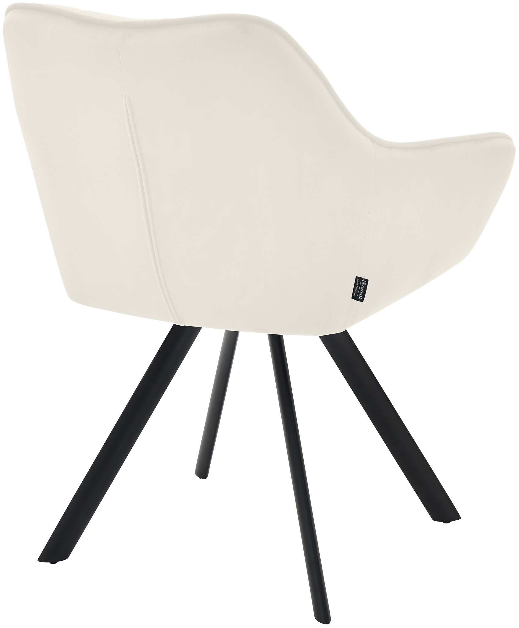 Silla de comedor Scott en terciopelo o tela