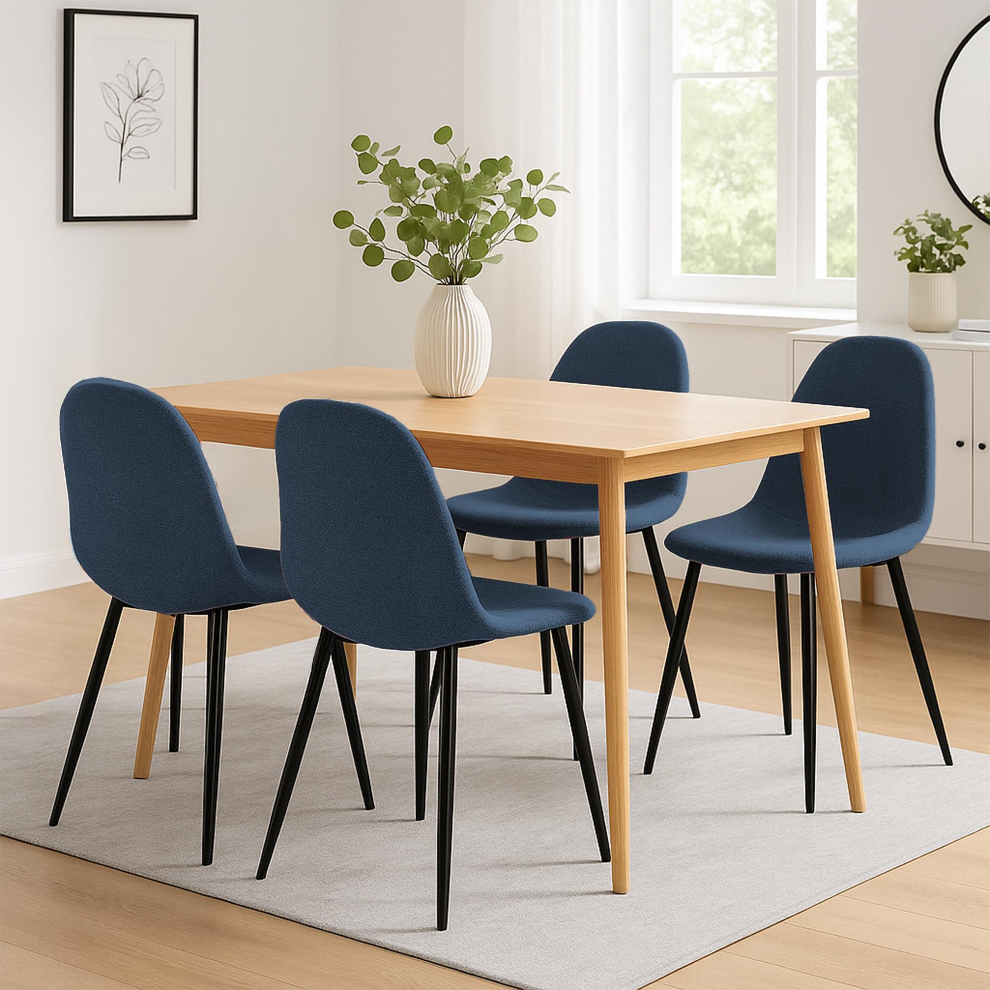 Conjunto de 4 sillas de comedor Napier