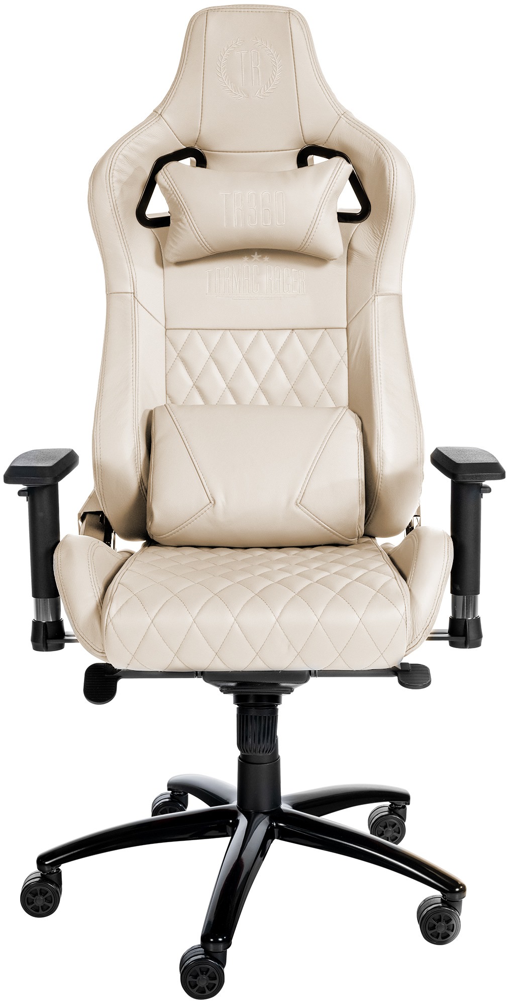 Silla de oficina Keren de cuero genuino
