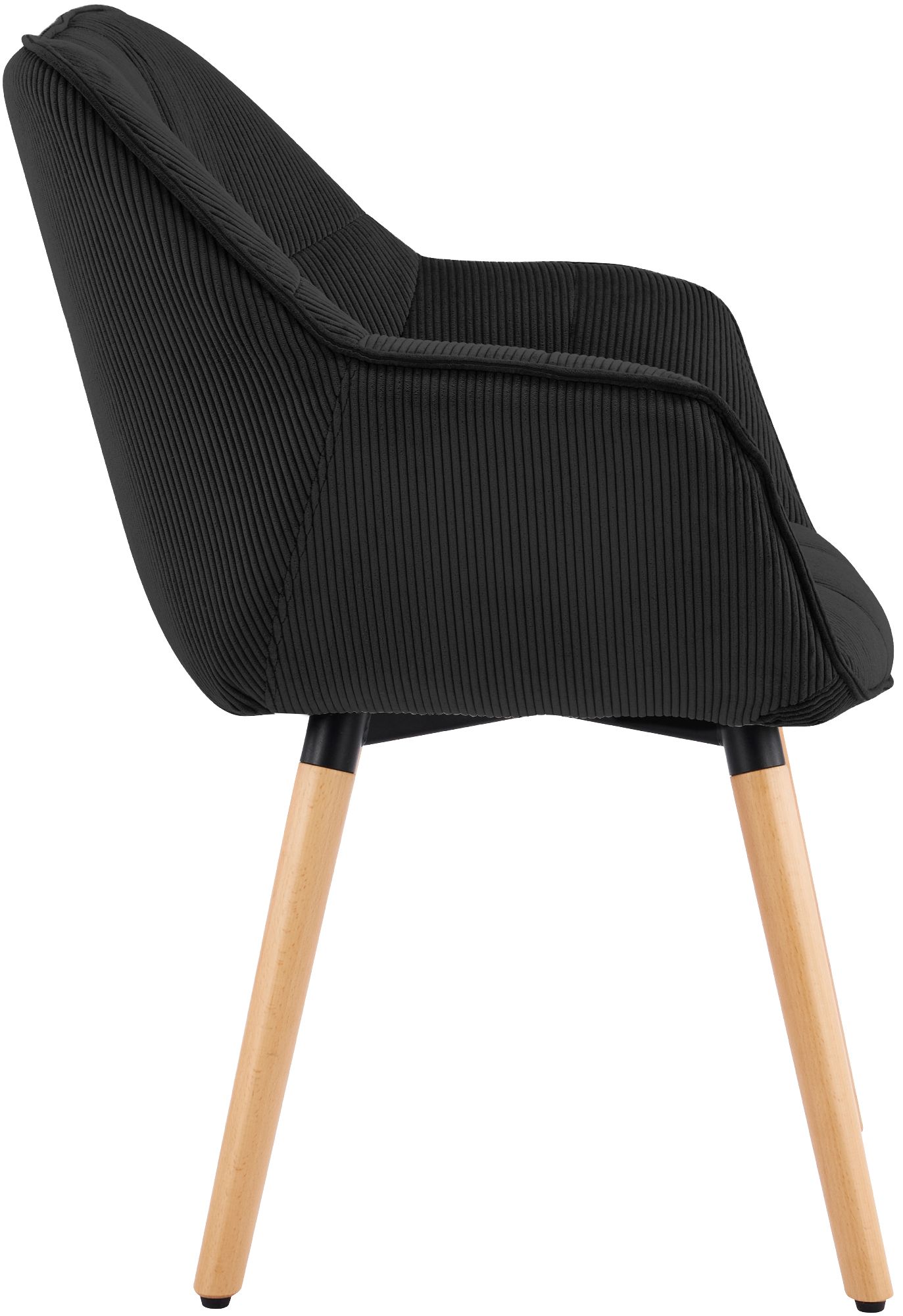 Silla de comedor Milford de pana: comodidad elegante y diseño moderno para tu hogar