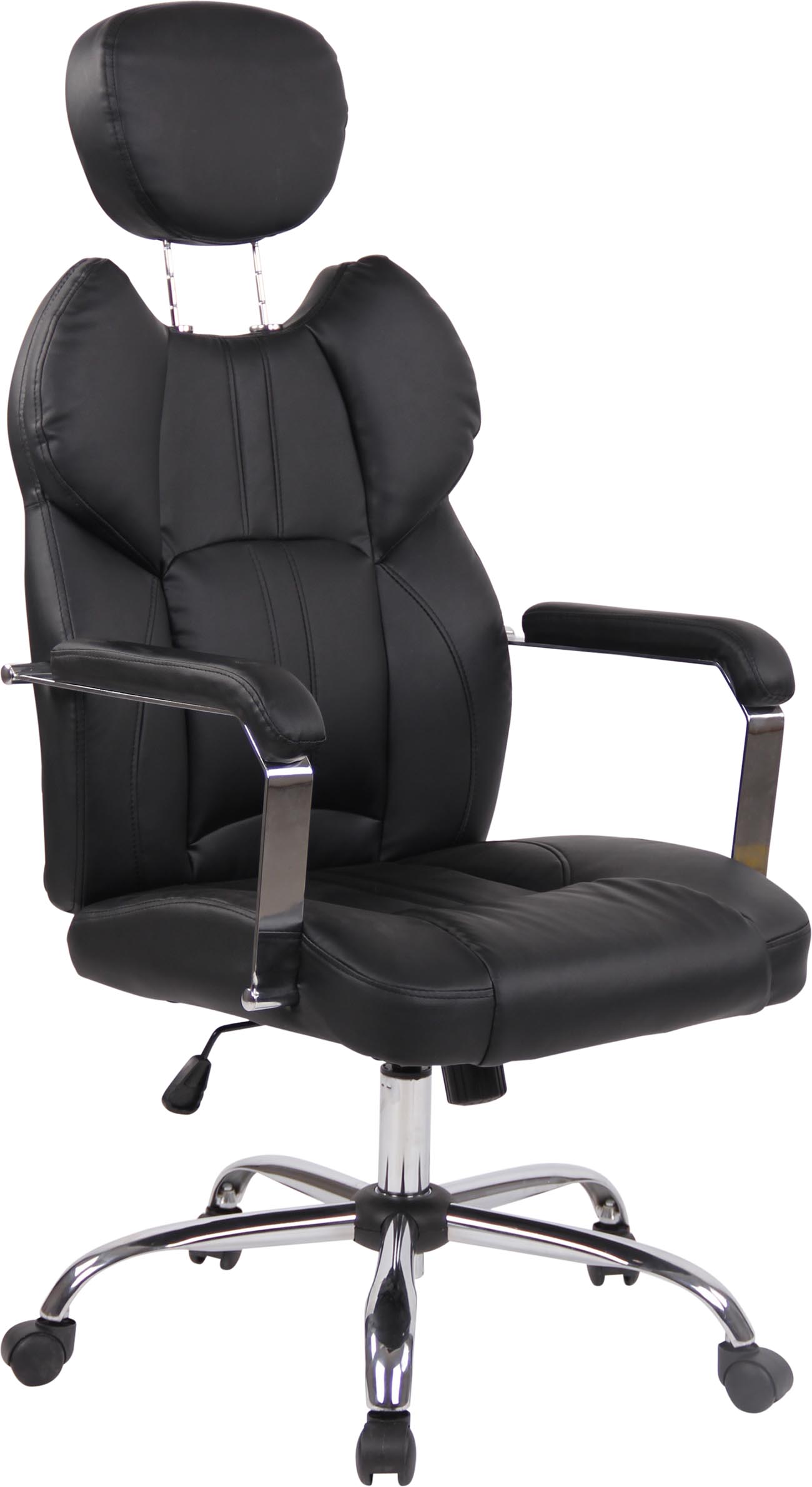 Silla De Oficina Almelo Tapizada En Tela o Simil Cuero