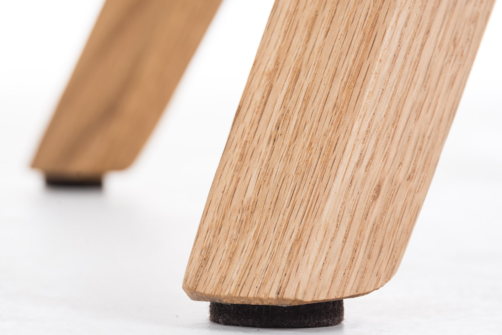 Set de 4 sillas de comedor Pegleg Square en tela