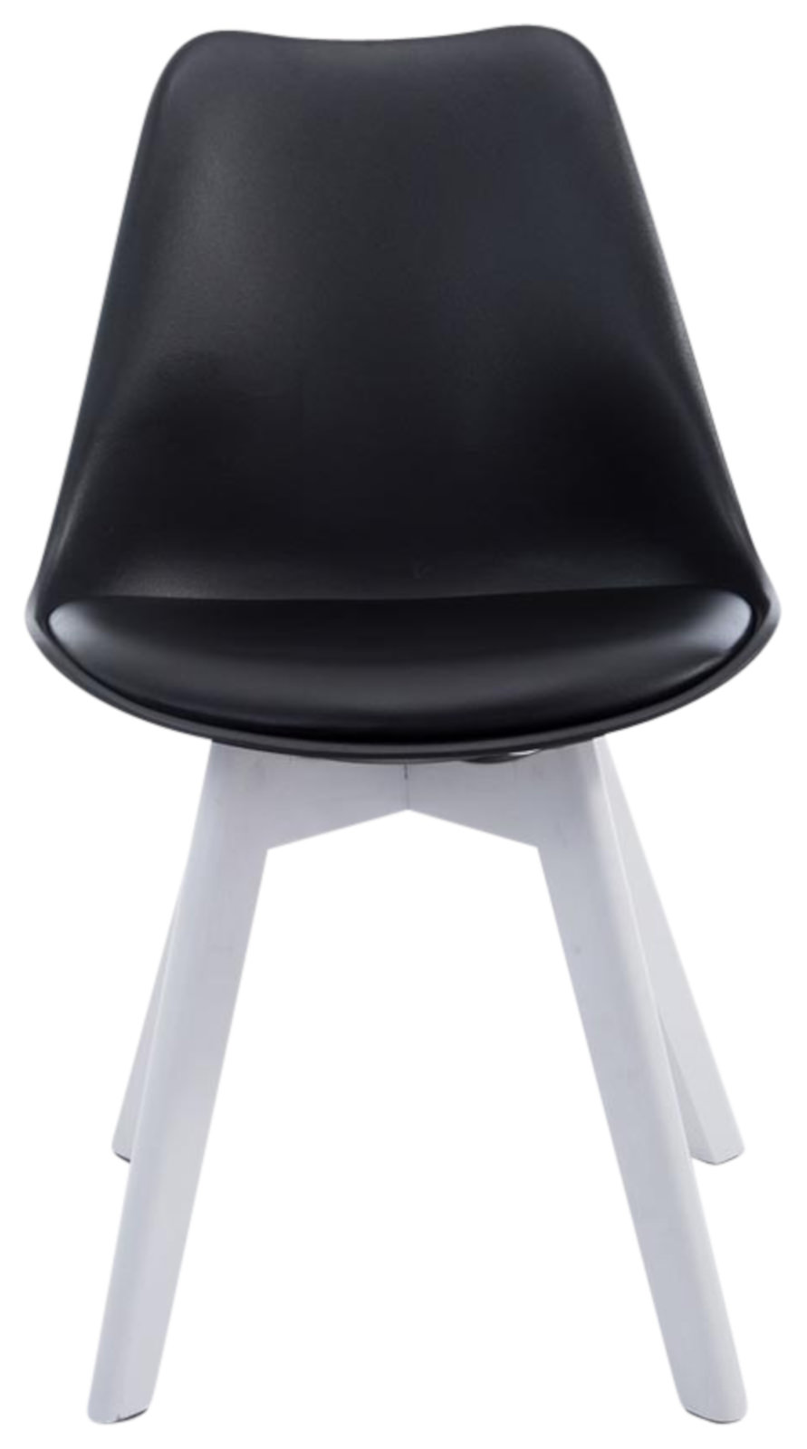 Set de 4 sillas de comedor Borneo en polipiel