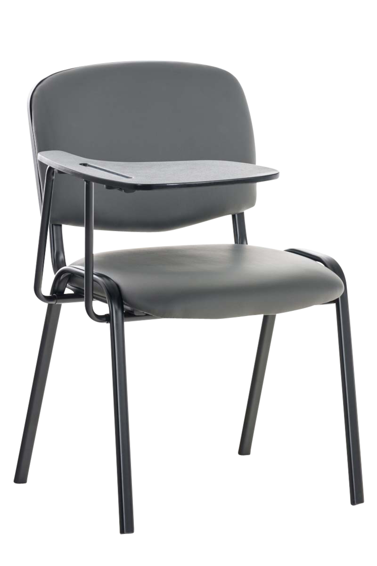 Set de 4 sillas confidente Ken con mesa extensible para escritura