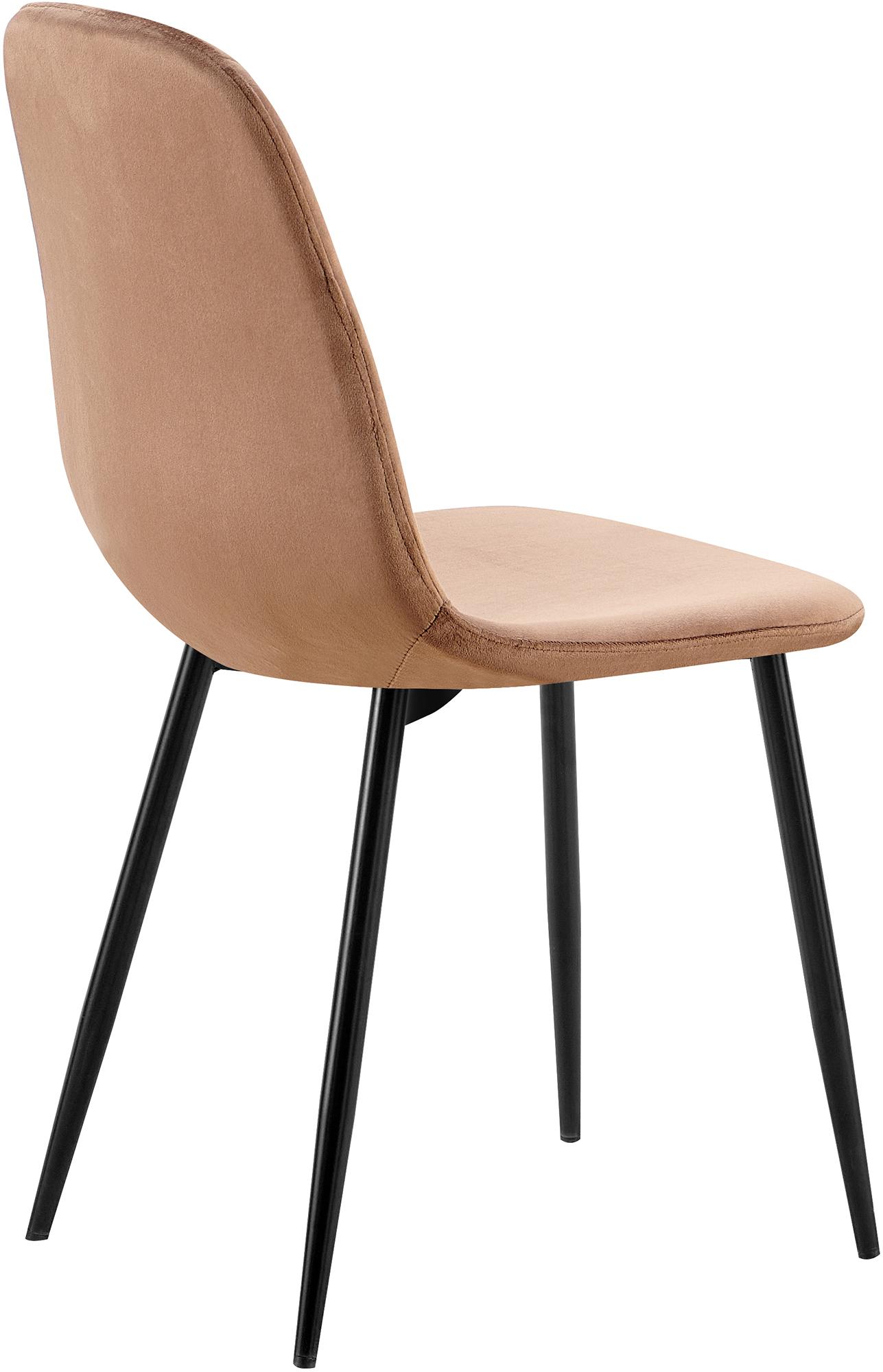 Silla de comedor Baxter en terciopelo