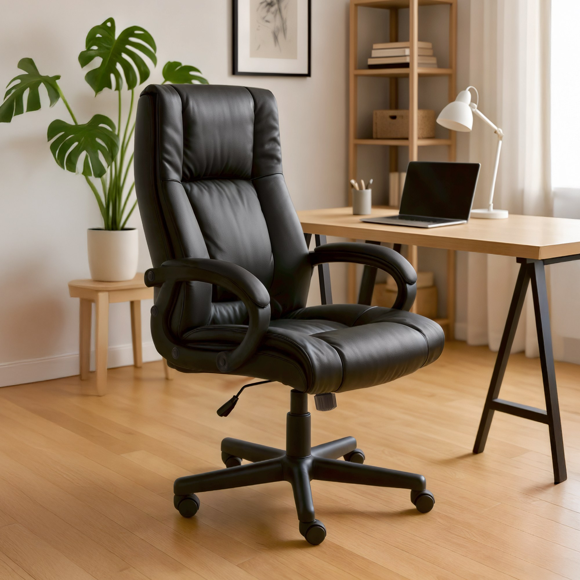 Silla de oficina XL Sparta imitación cuero
