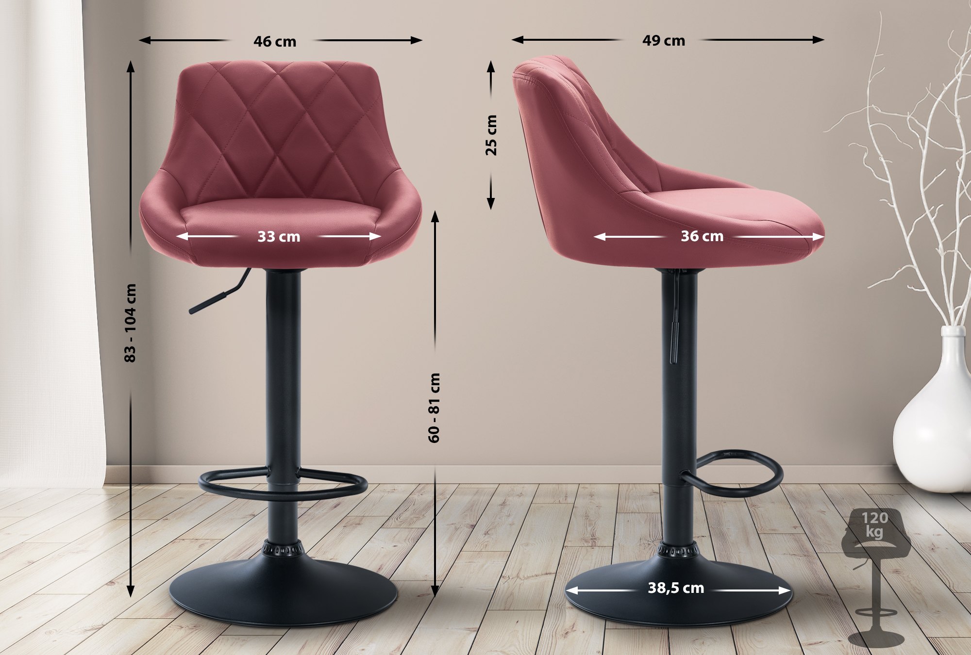 Taburete De Bar Lazio