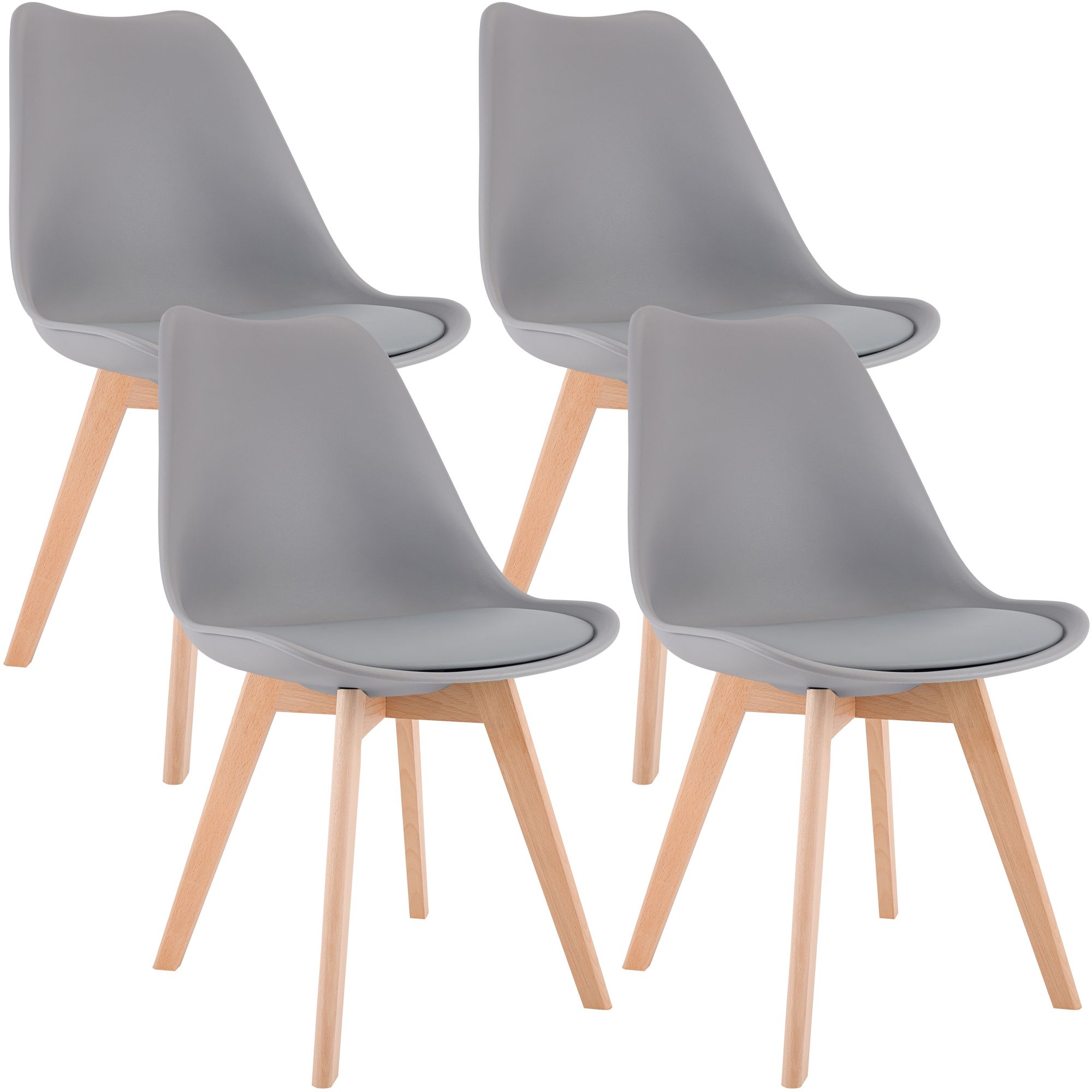 Juego de 4 sillas de comedor Linares