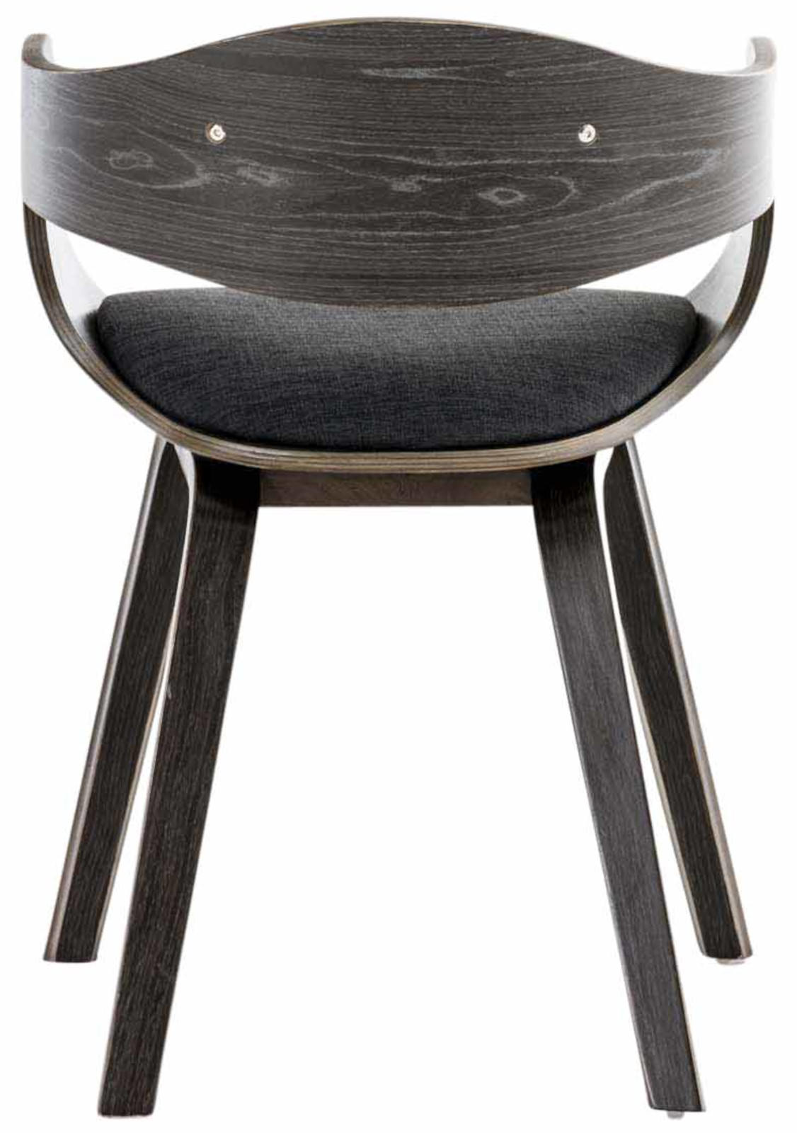 Set de 2 sillas de comedor Kingston de tela y madera
