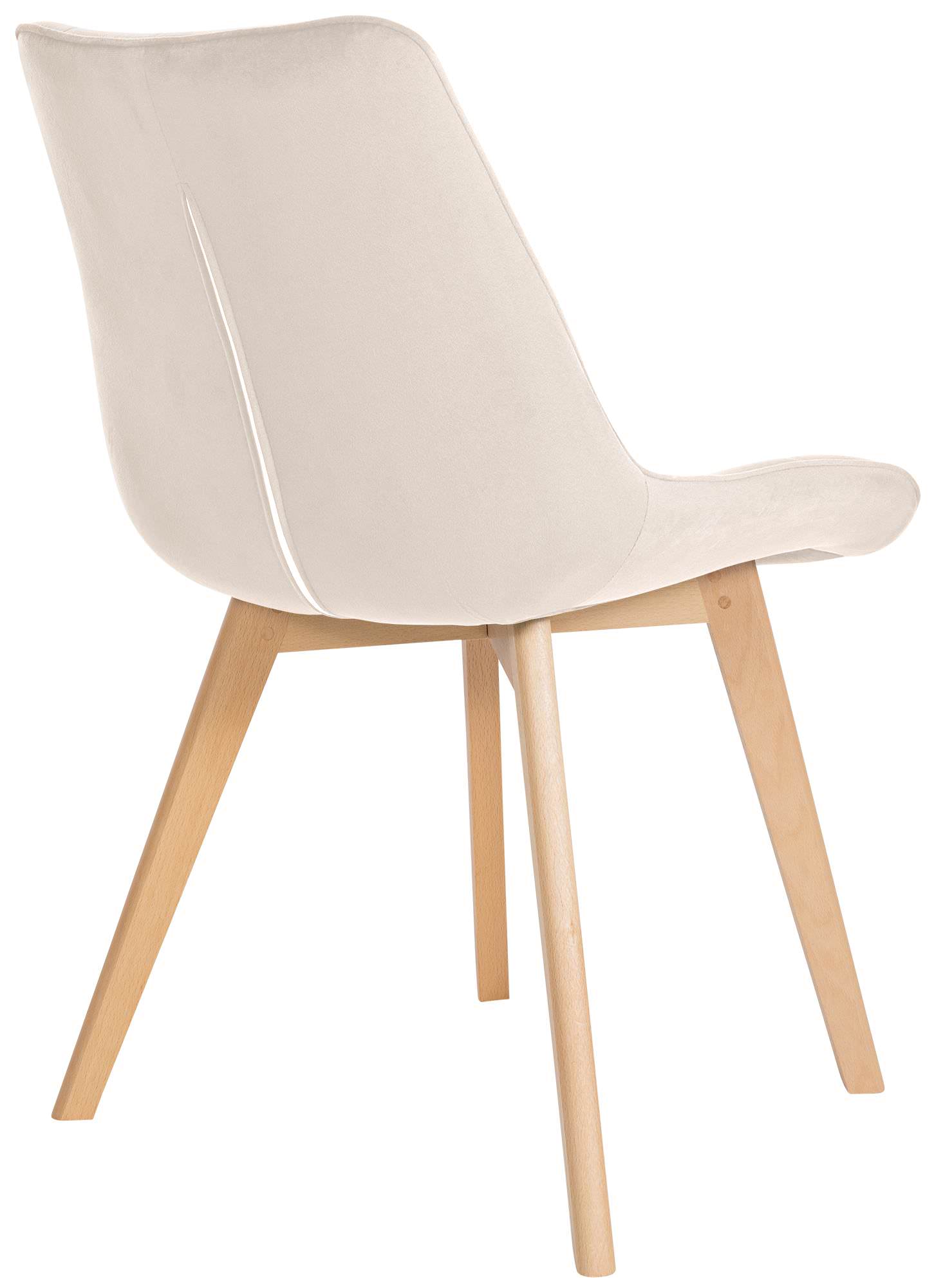 Set de 2 Sillas de comedor Brook en terciopelo