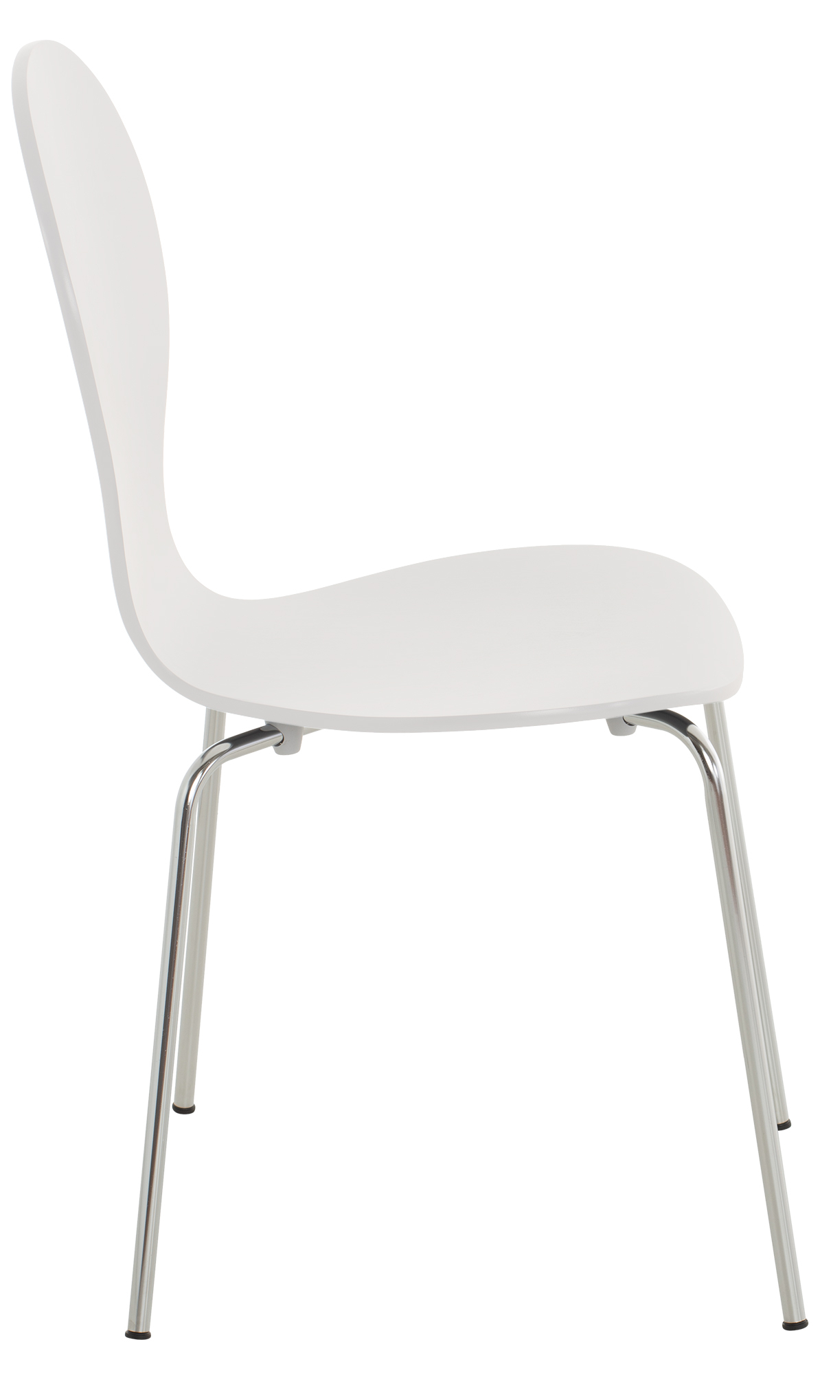 Silla De Comedor Apilable Diego Blanco
