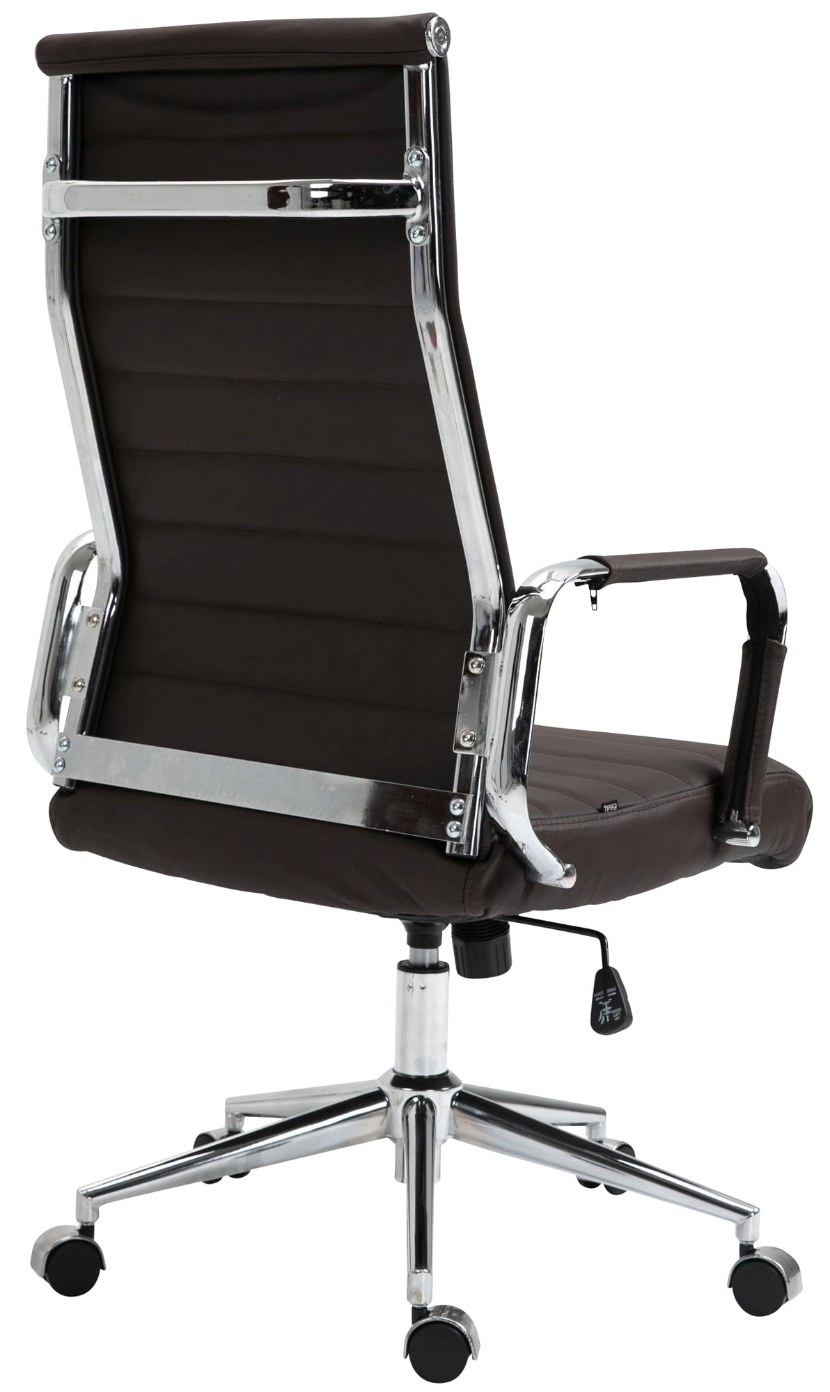 Silla de oficina Kolumbus de cuero auténtico