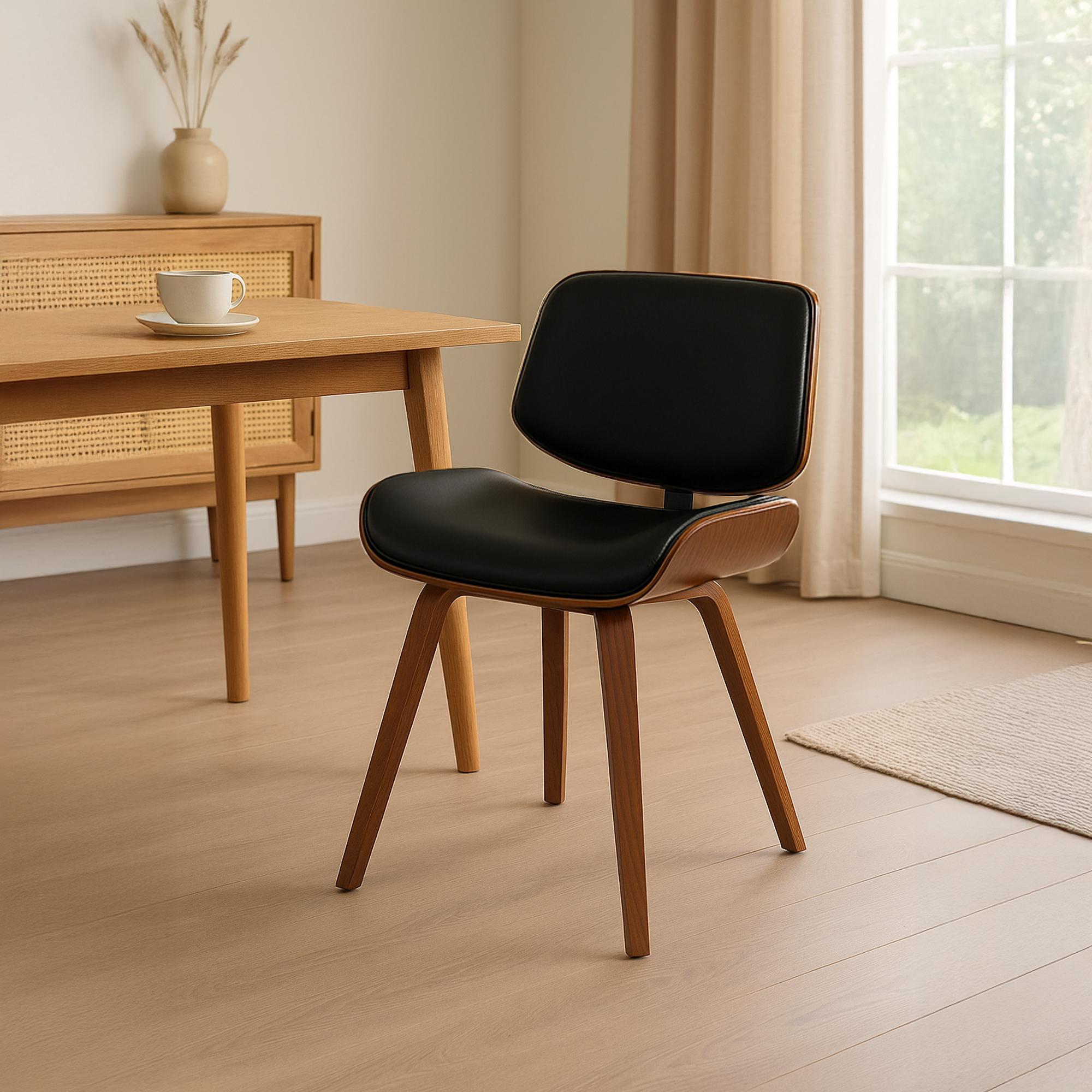 Silla de comedor Beverley polipiel
