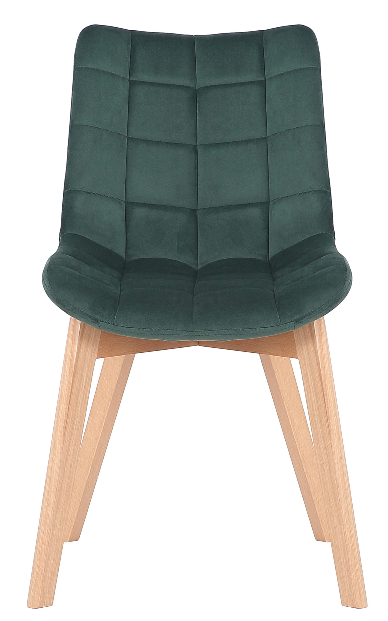 Silla de comedor Passaic en terciopelo
