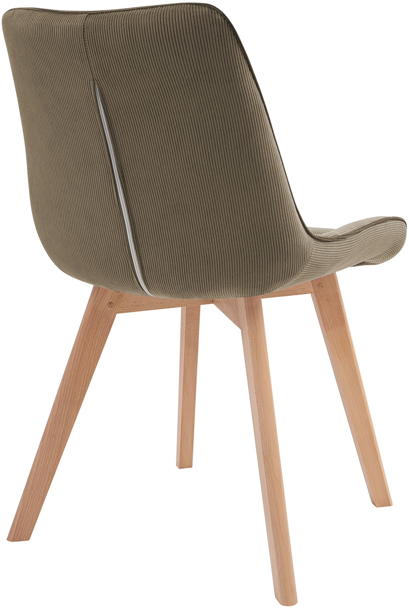 Silla de comedor Brook de pana
