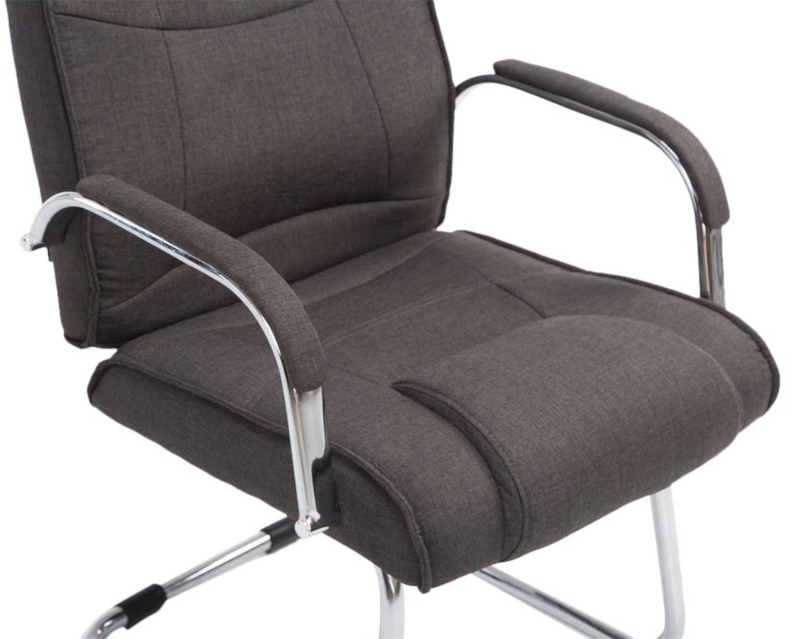 Set de 2 sillas cantilever XXL Attila en tela