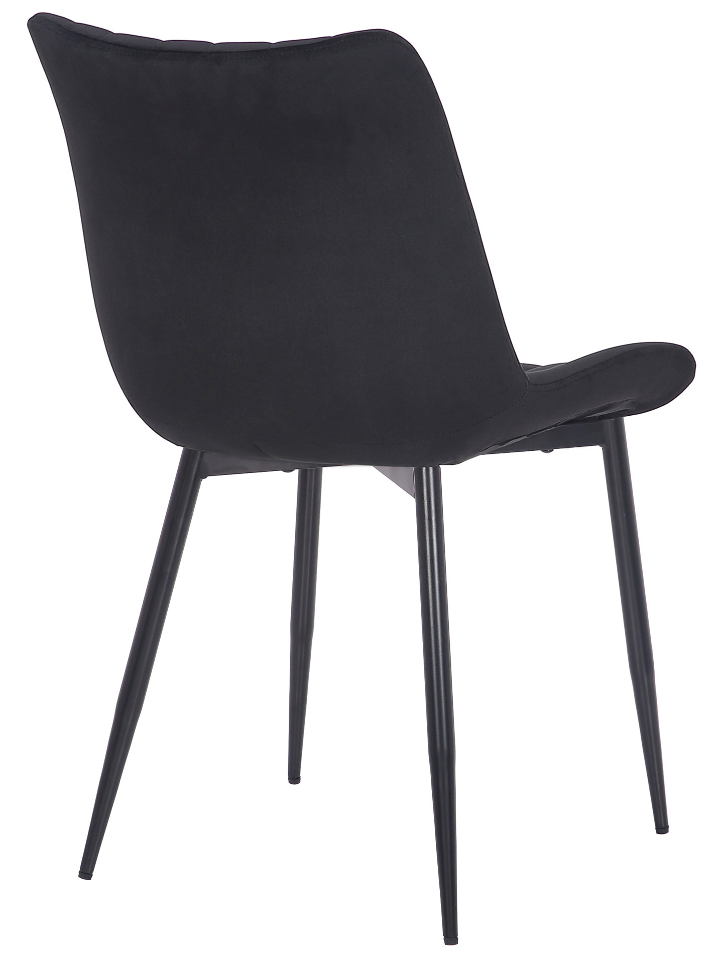 Set de 2 Sillas de comedor Rahden en terciopelo