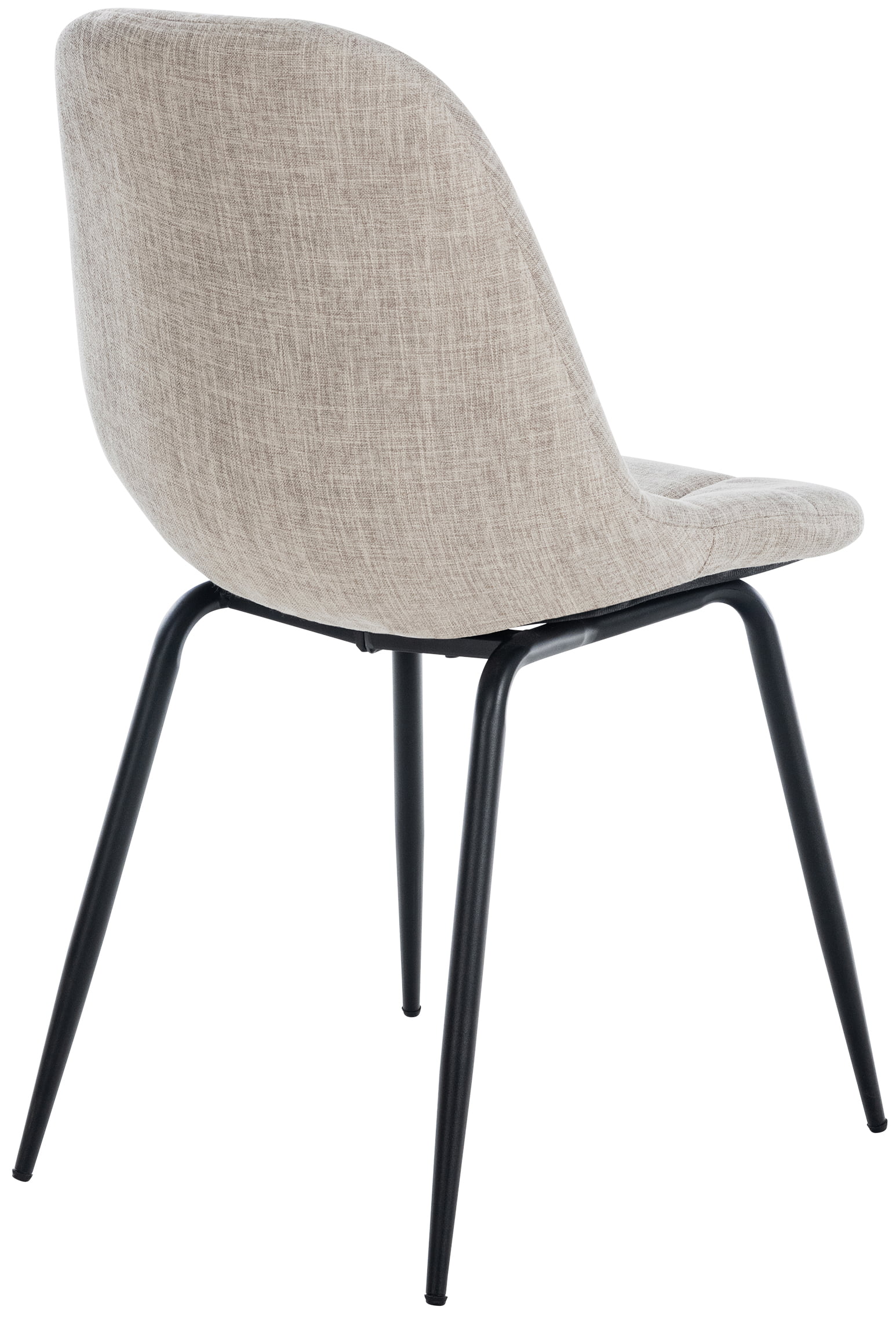 Set de 2 Sillas de comedor Tom en tela o polipiel