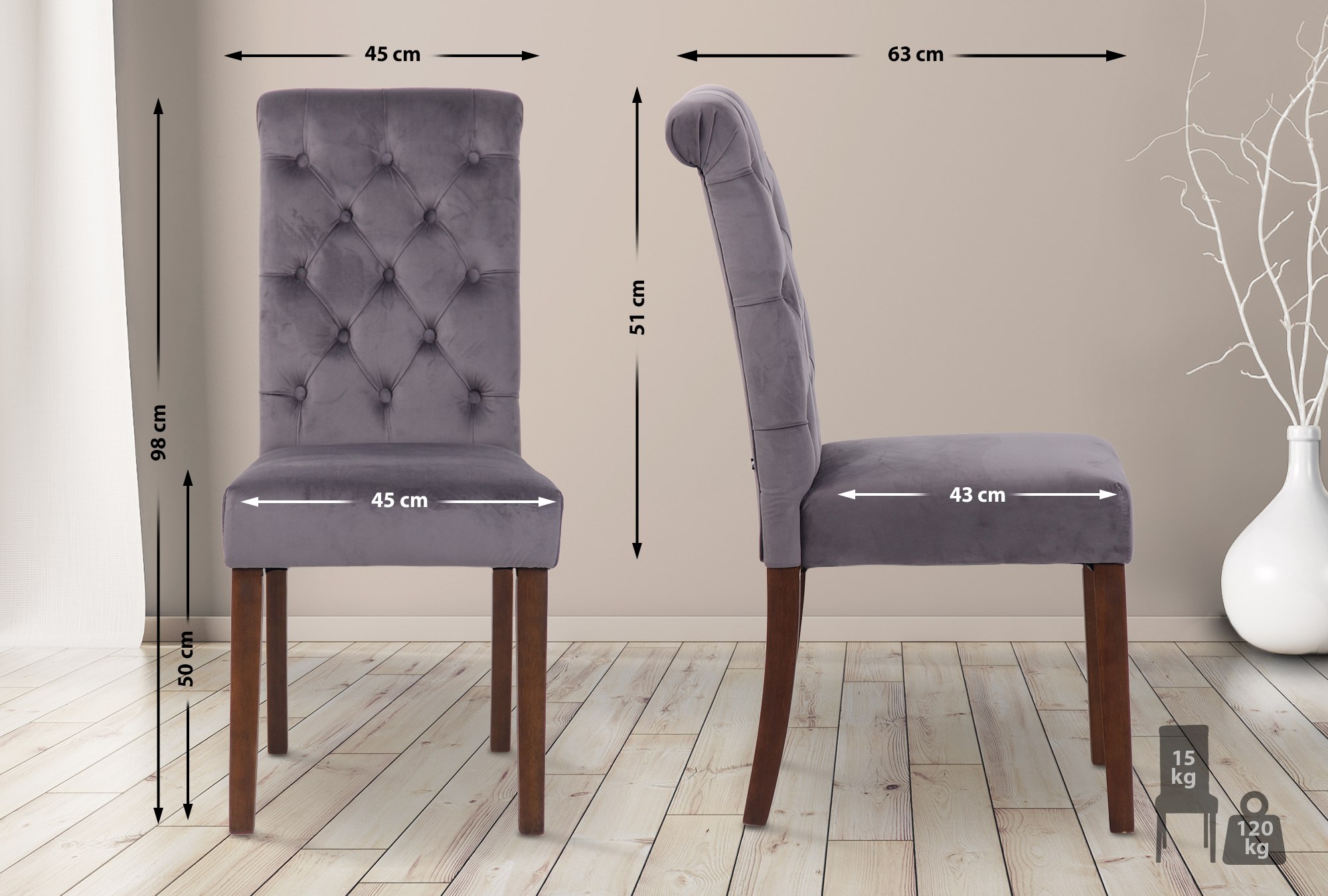 Silla de comedor Lisburn