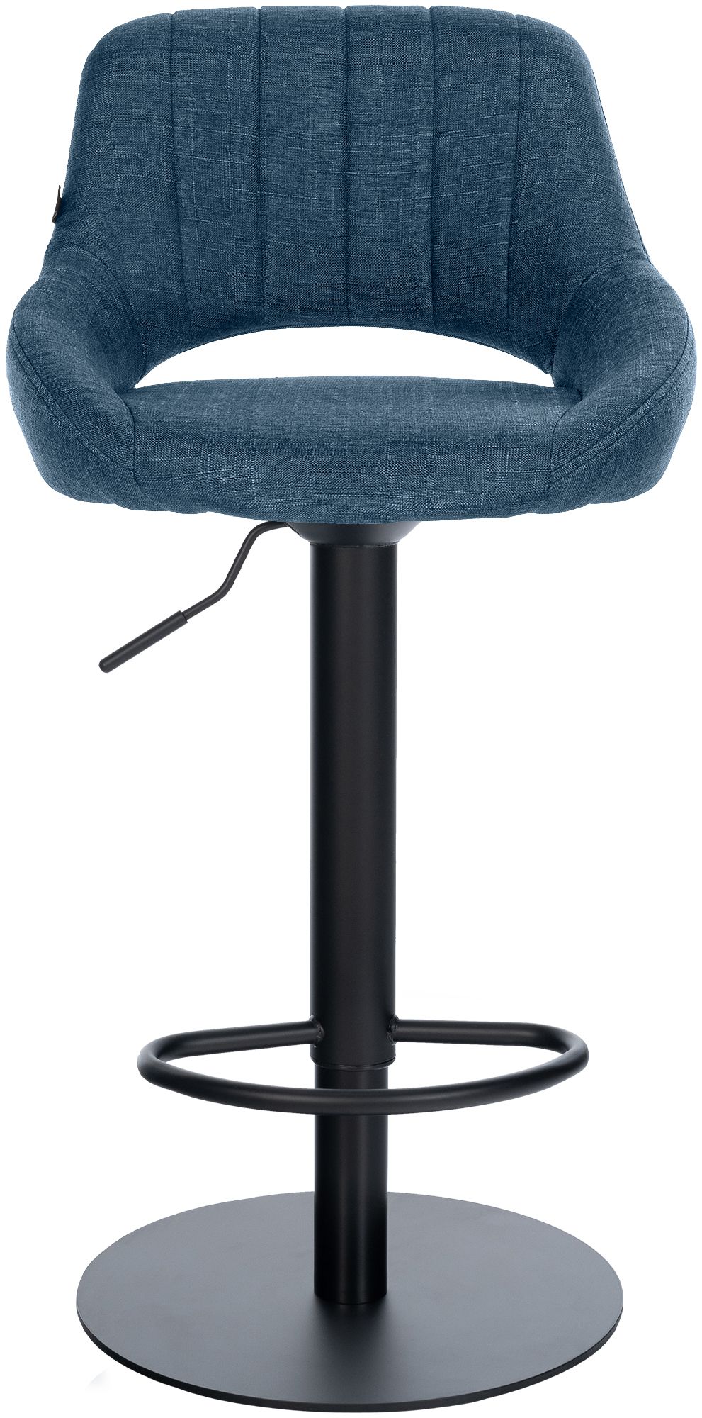 Taburete de bar Milet negro con base extra pesada