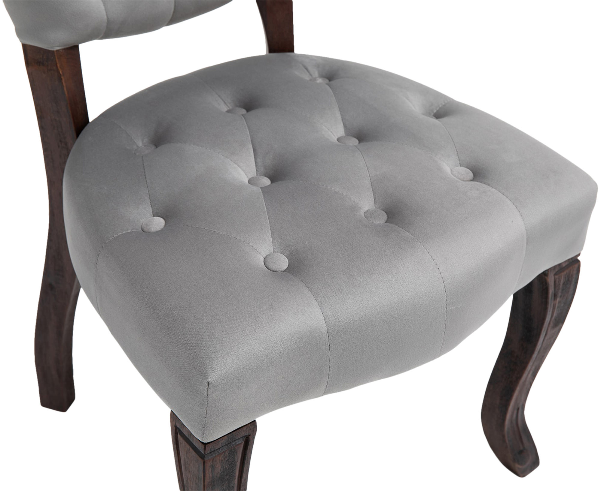 Silla De Comedor Elysa En Terciopelo