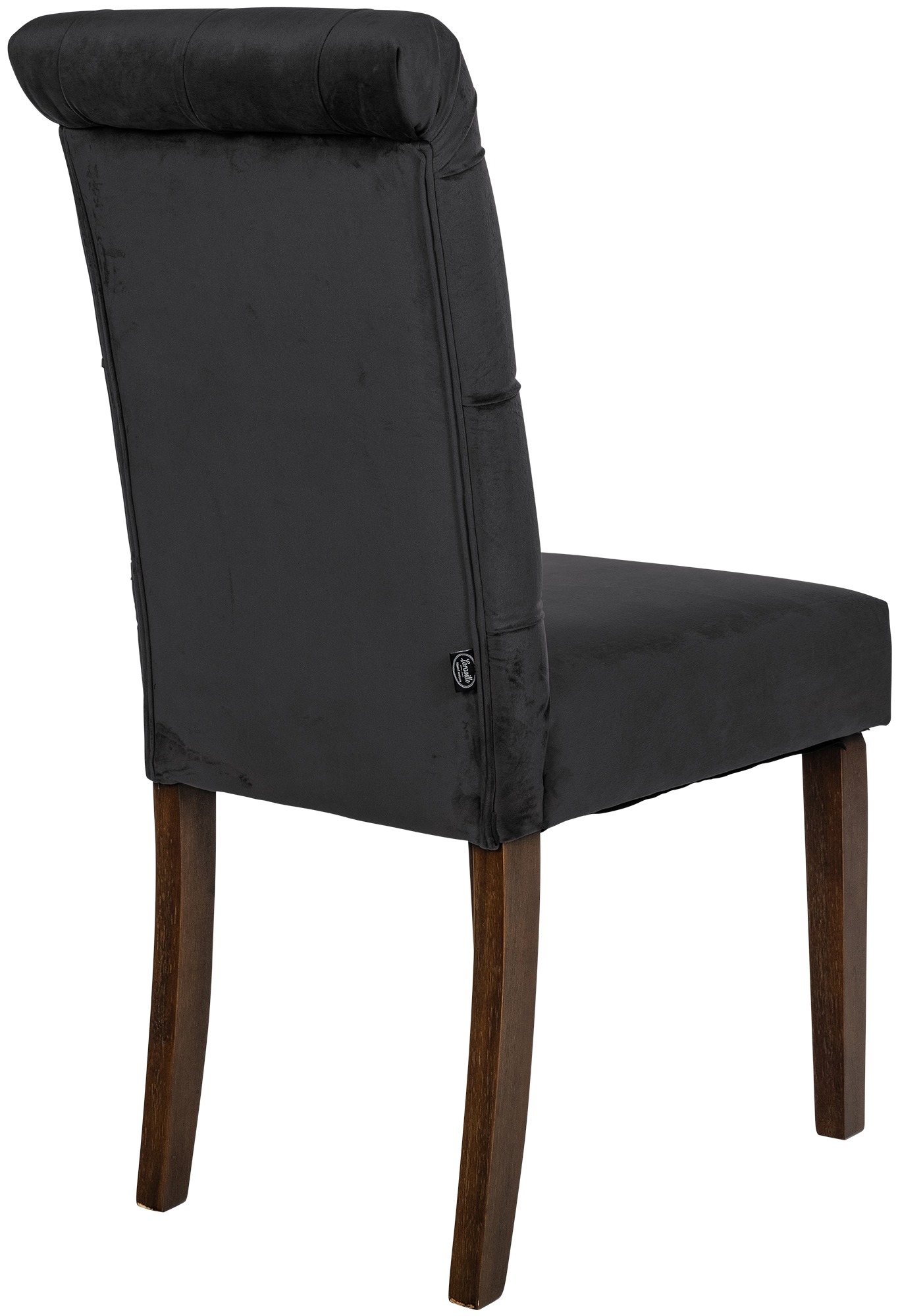 Set de 2 sillas de comedor Lisburn en tela o terciopelo
