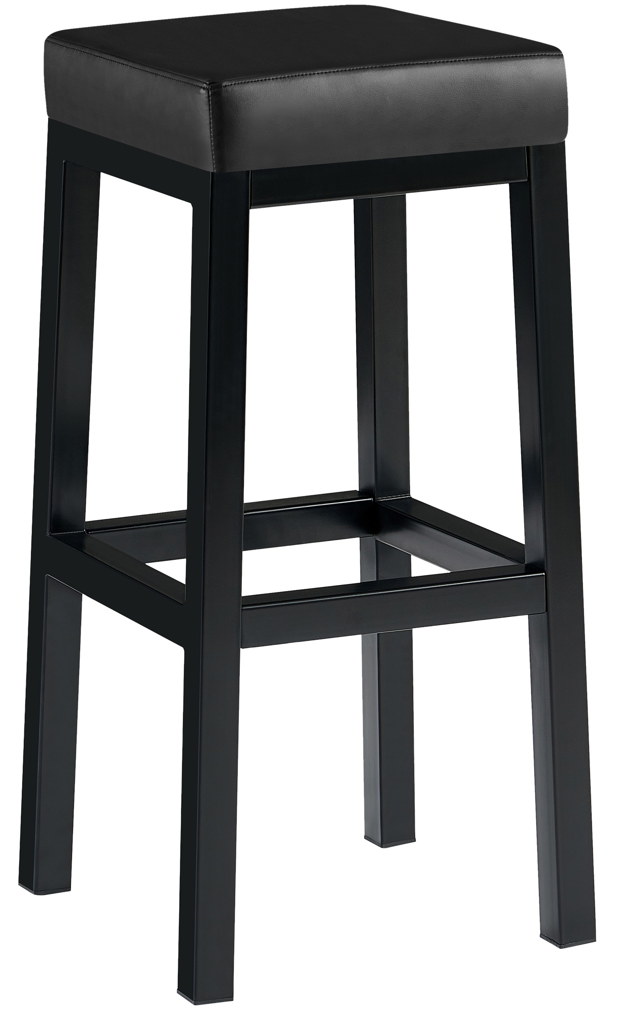 Taburete de bar Taylor Altura del asiento 83 cm Estructura de metal negro