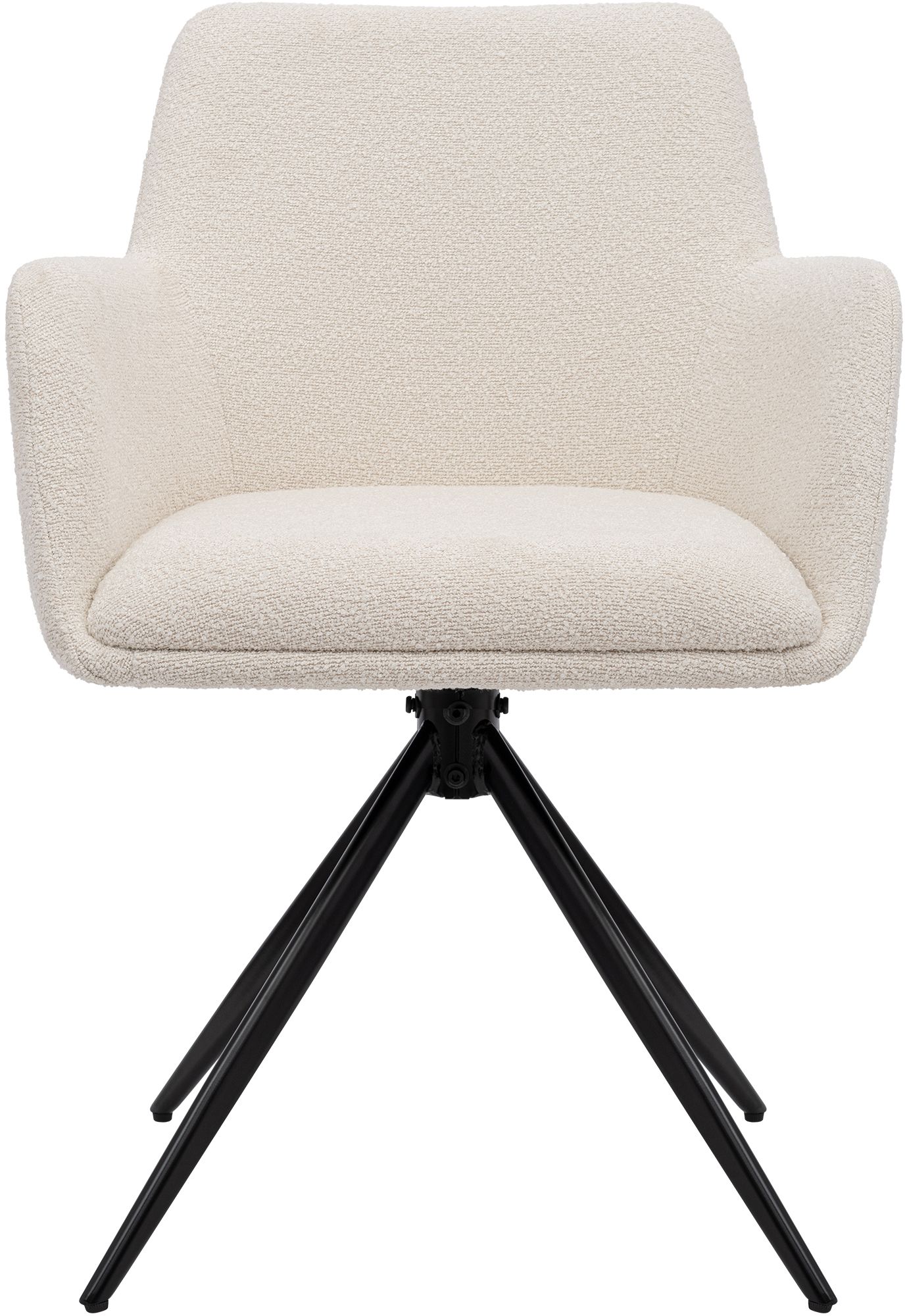 Silla de Comedor Olema de Tejido de Peluche