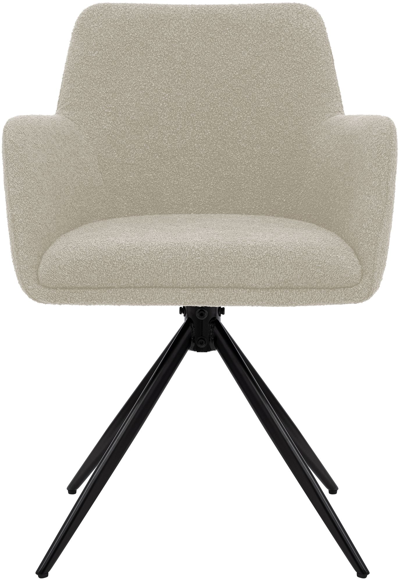 Silla de Comedor Olema de Tejido de Peluche