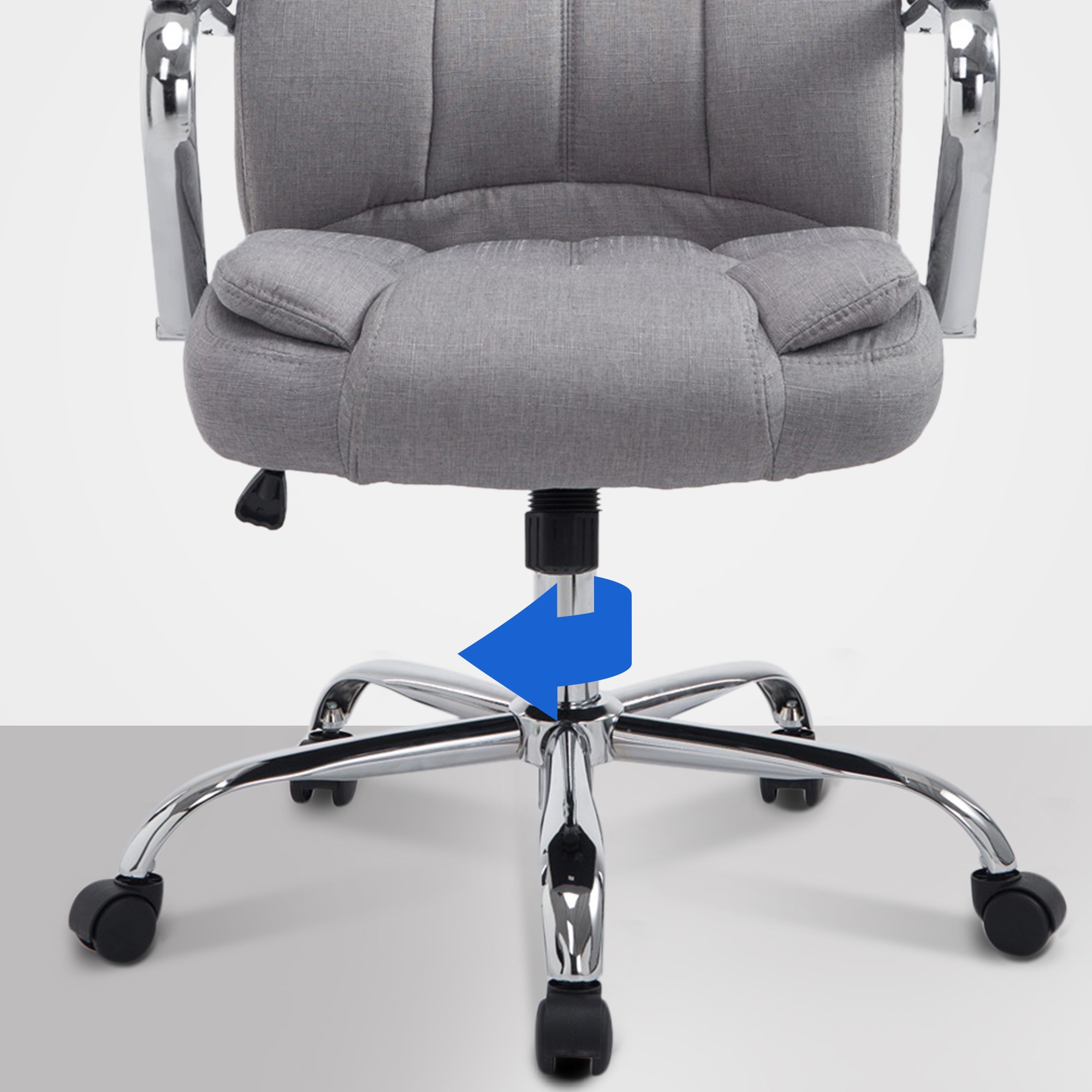 Silla De Oficina XXL Xanthos En Tela