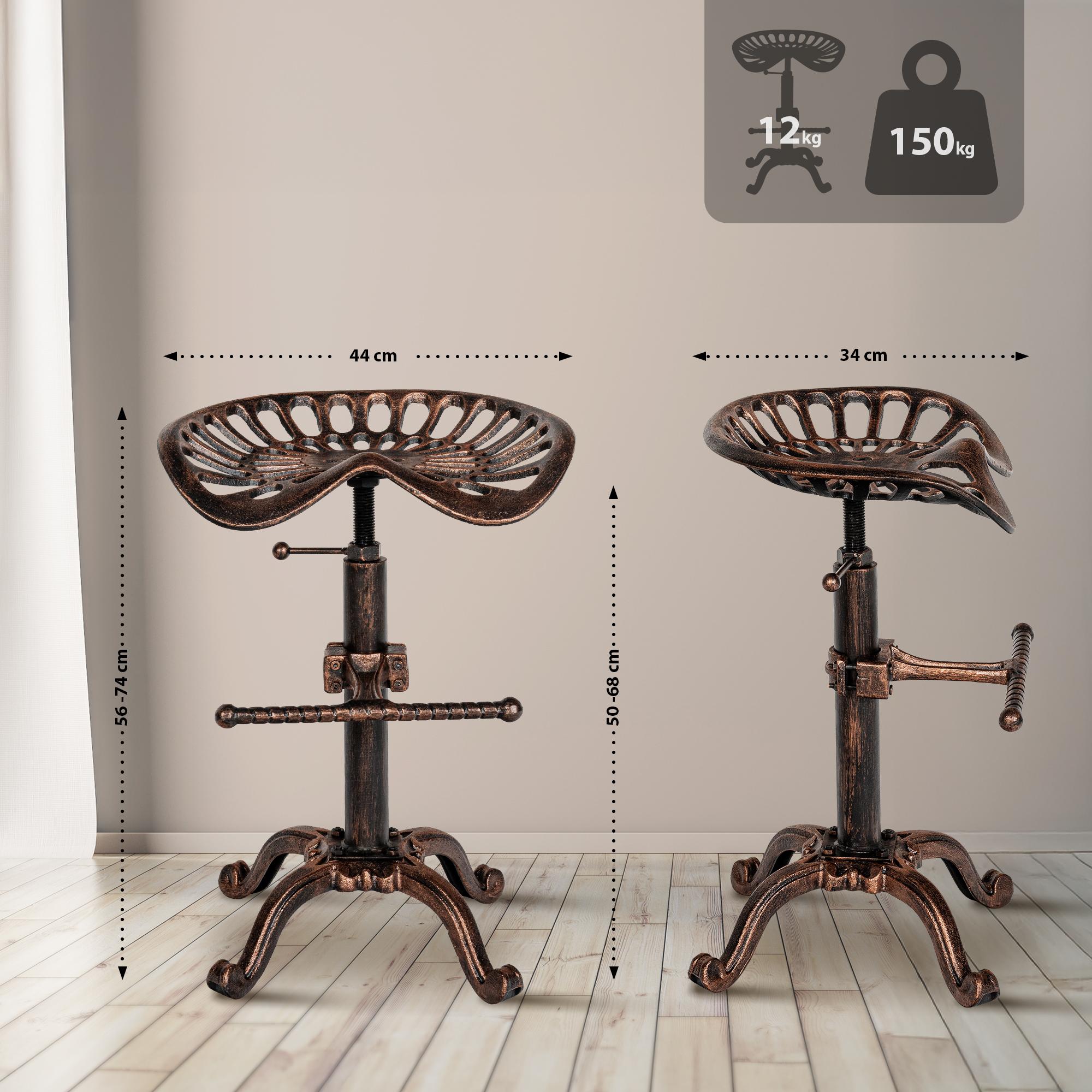 Set De 2 Taburetes De Bar Butch