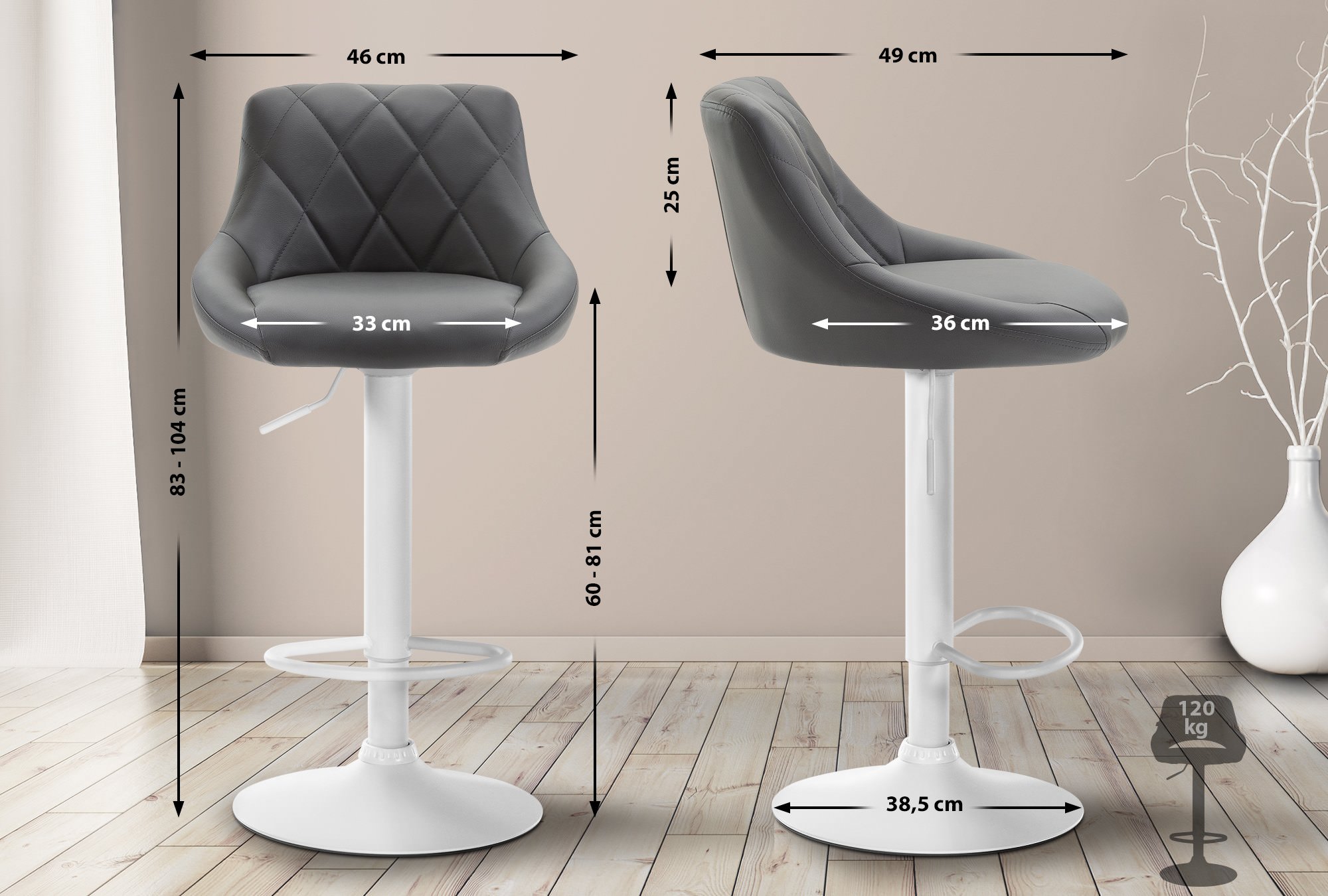 Taburete De Bar Lazio