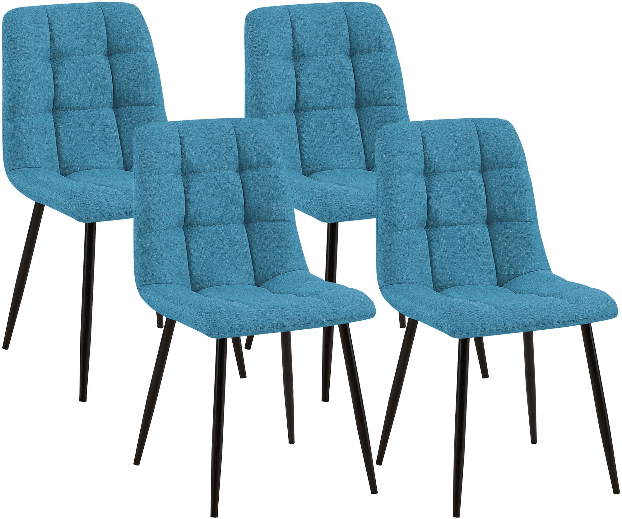 Pack de 4 sillas de comedor Tilde